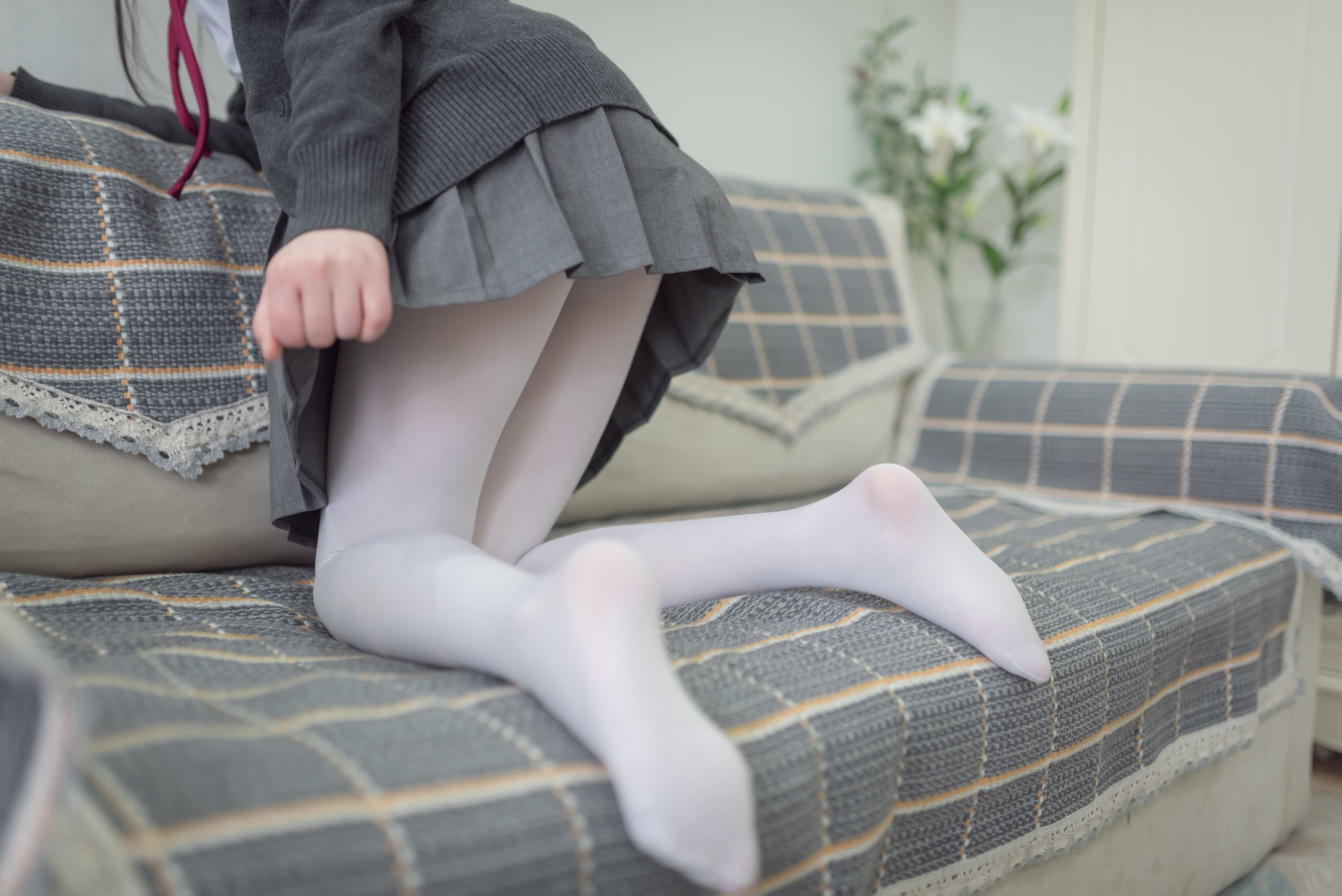 [萝莉COS] 雪琪 – JK白丝 Cosplay-第1张