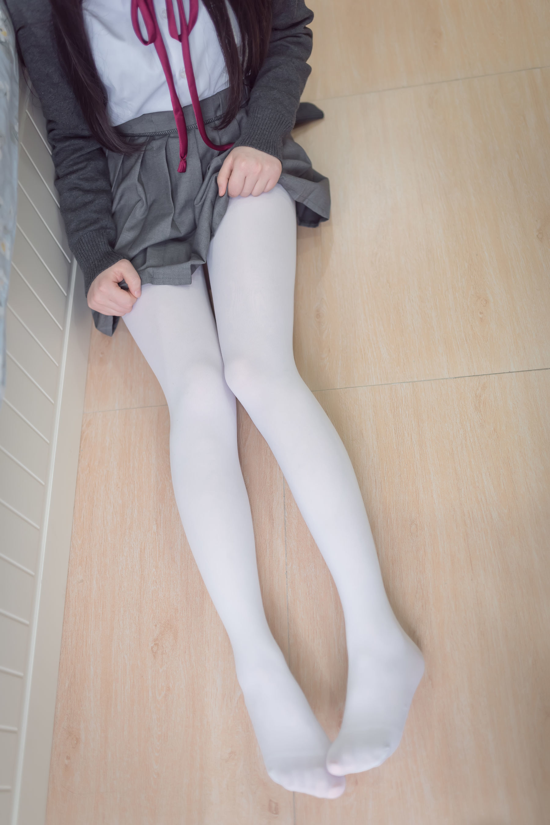 [萝莉COS] 雪琪 – JK白丝 Cosplay-第38张