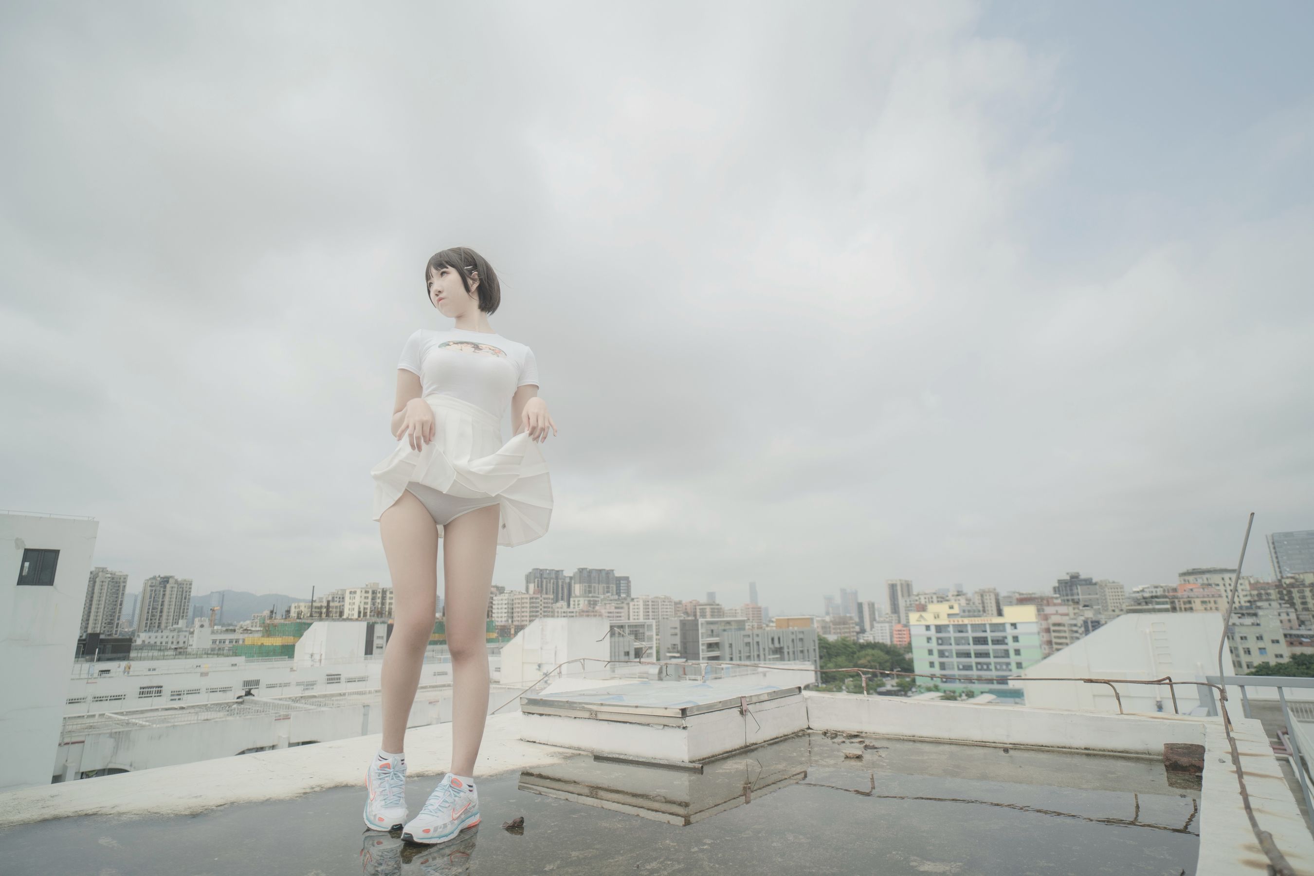 鬼马少女阿薰kaOri – 天台 Cosplay-第52张