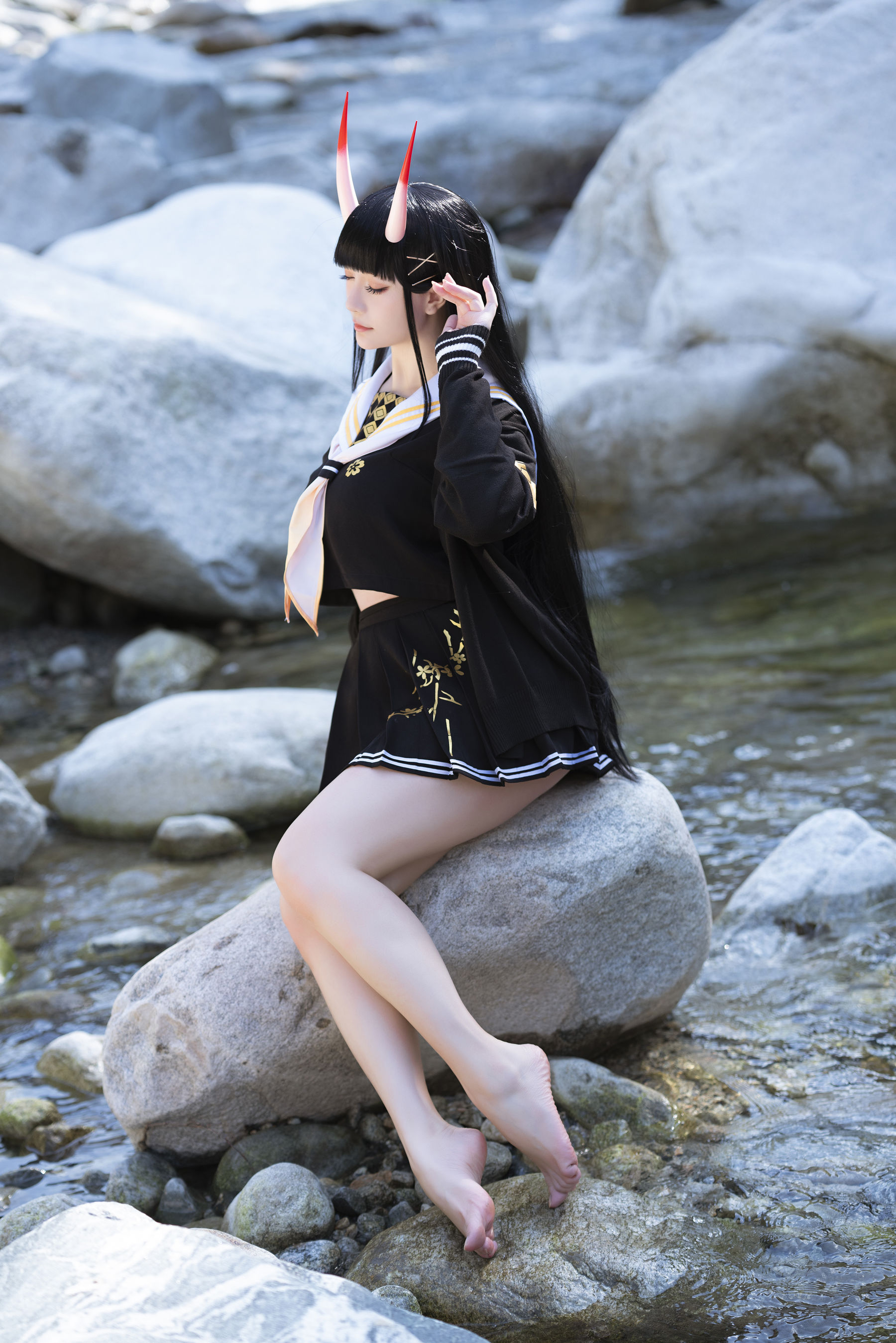 Coser小姐姐星之迟迟 – 碧蓝航线能代 Cosplay-第4张