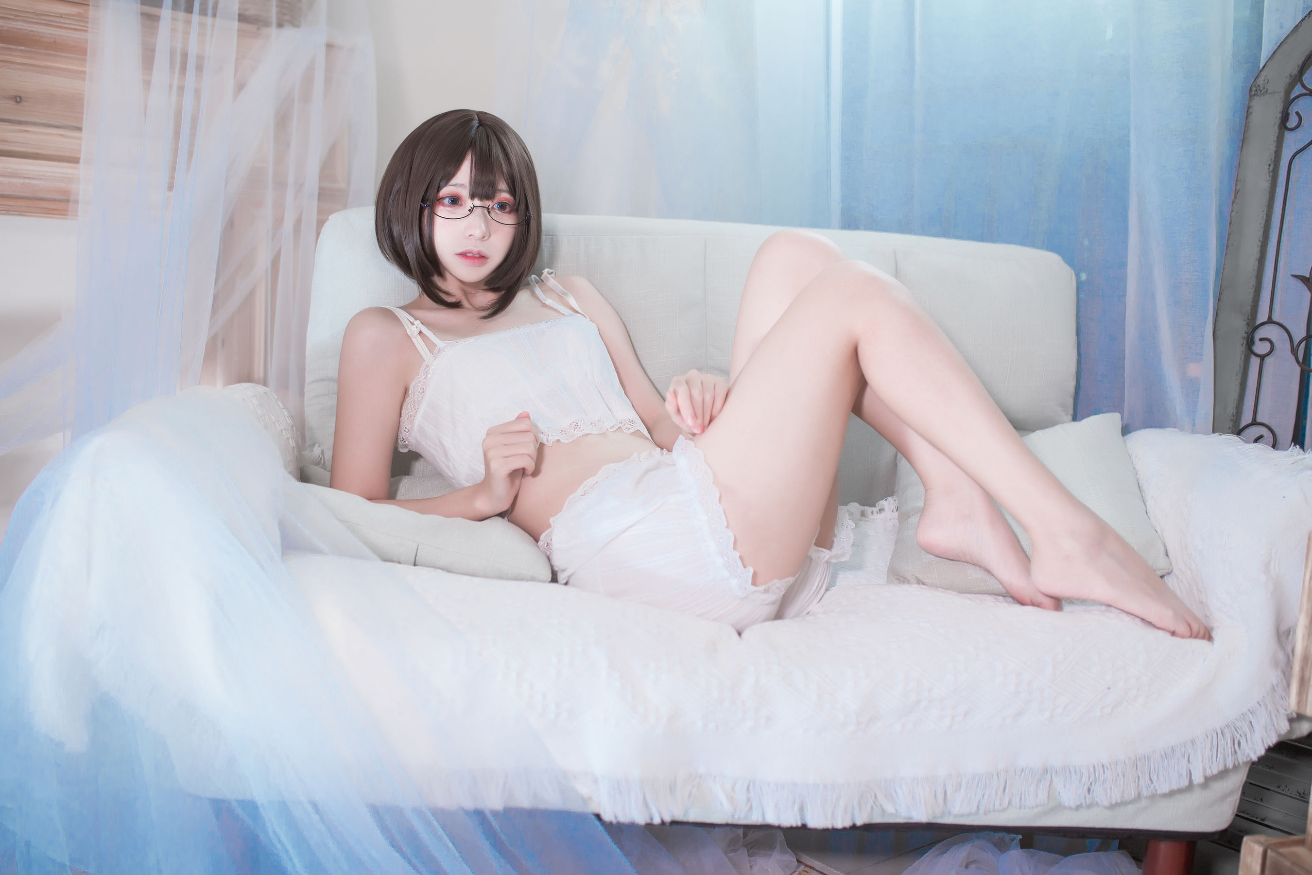 疯猫ss – 眼镜娘 Cosplay-第1张
