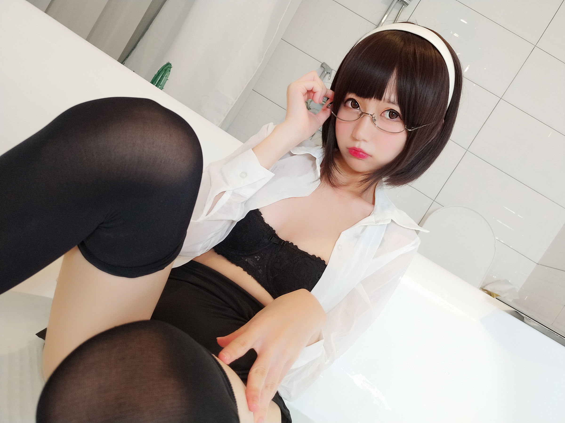 NAGISA魔物喵 自摄系列 No.008 新入社员 Cosplay-第2张