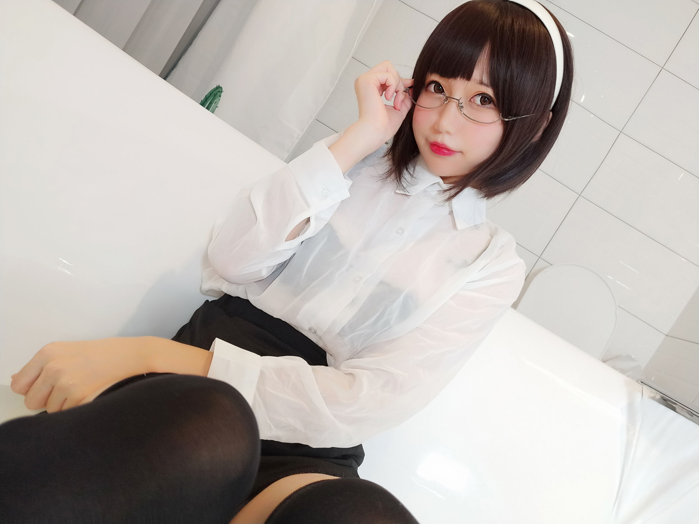 NAGISA魔物喵 自摄系列 No.008 新入社员 Cosplay-第73张