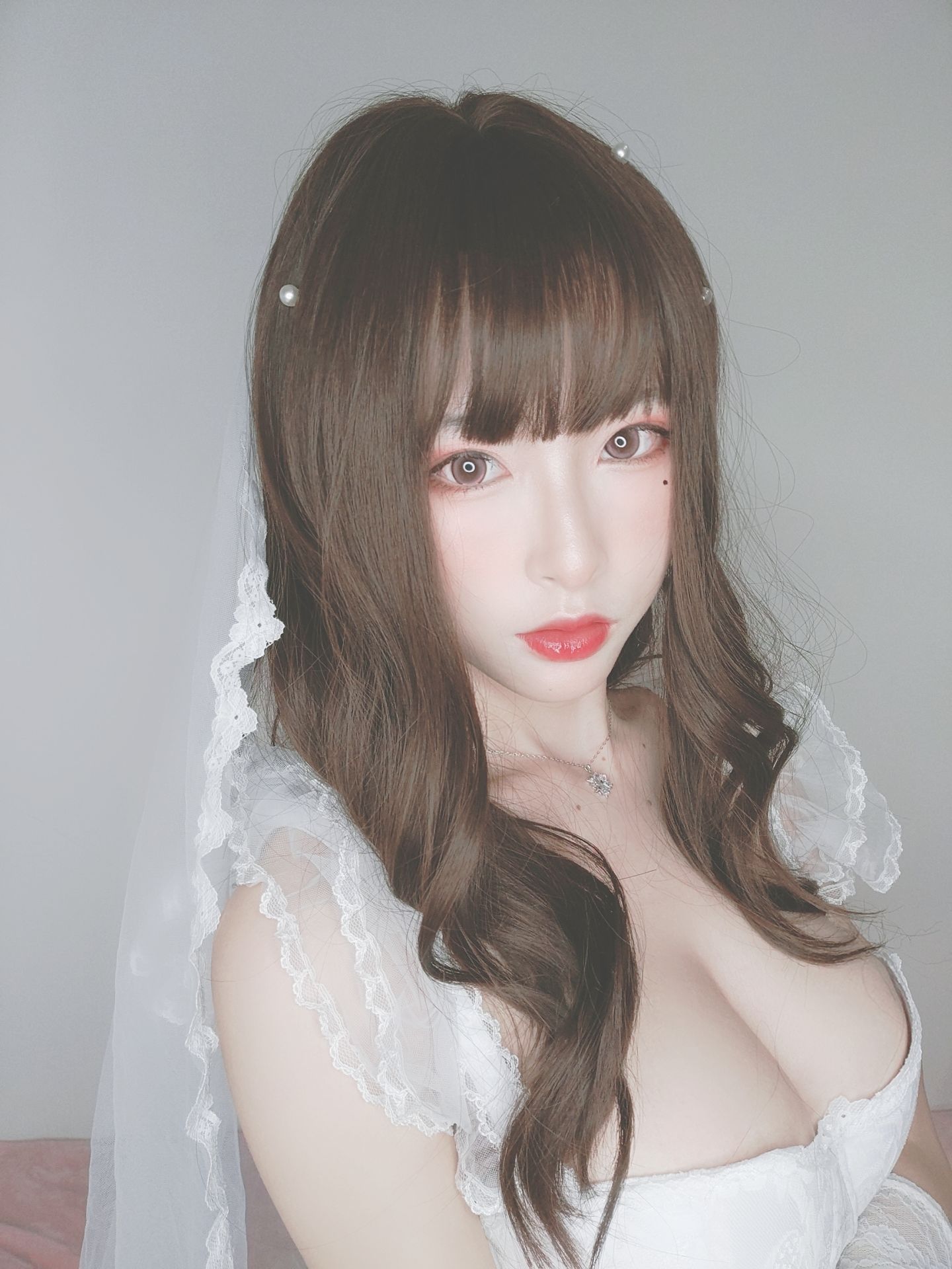 尤物清水由乃 – 花嫁自拍 Cosplay-第44张