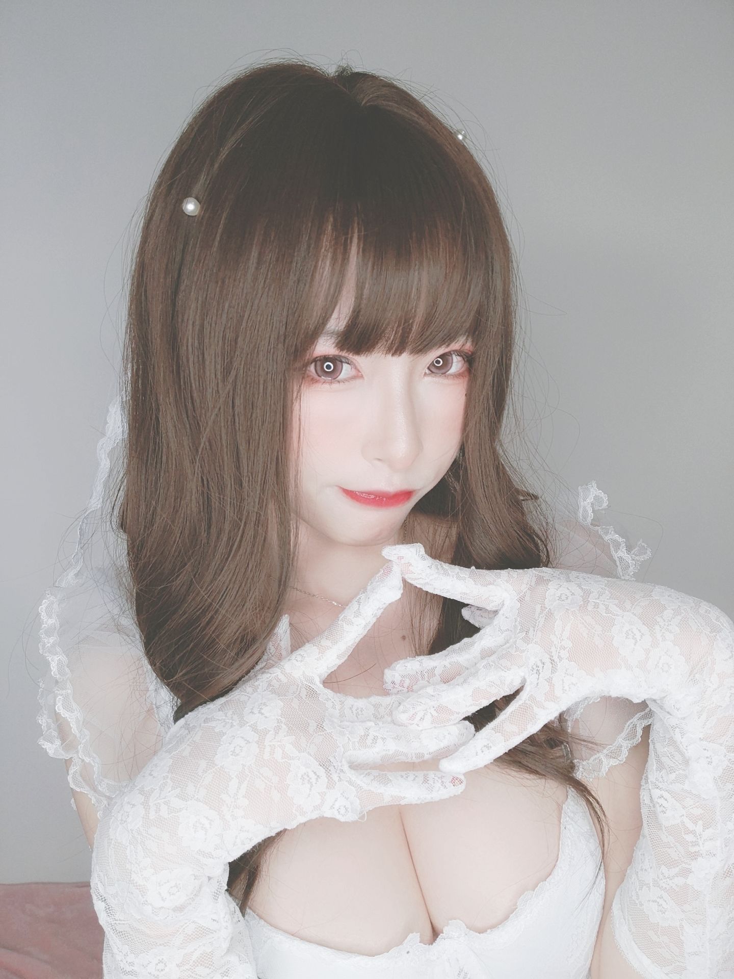 尤物清水由乃 – 花嫁自拍 Cosplay-第42张