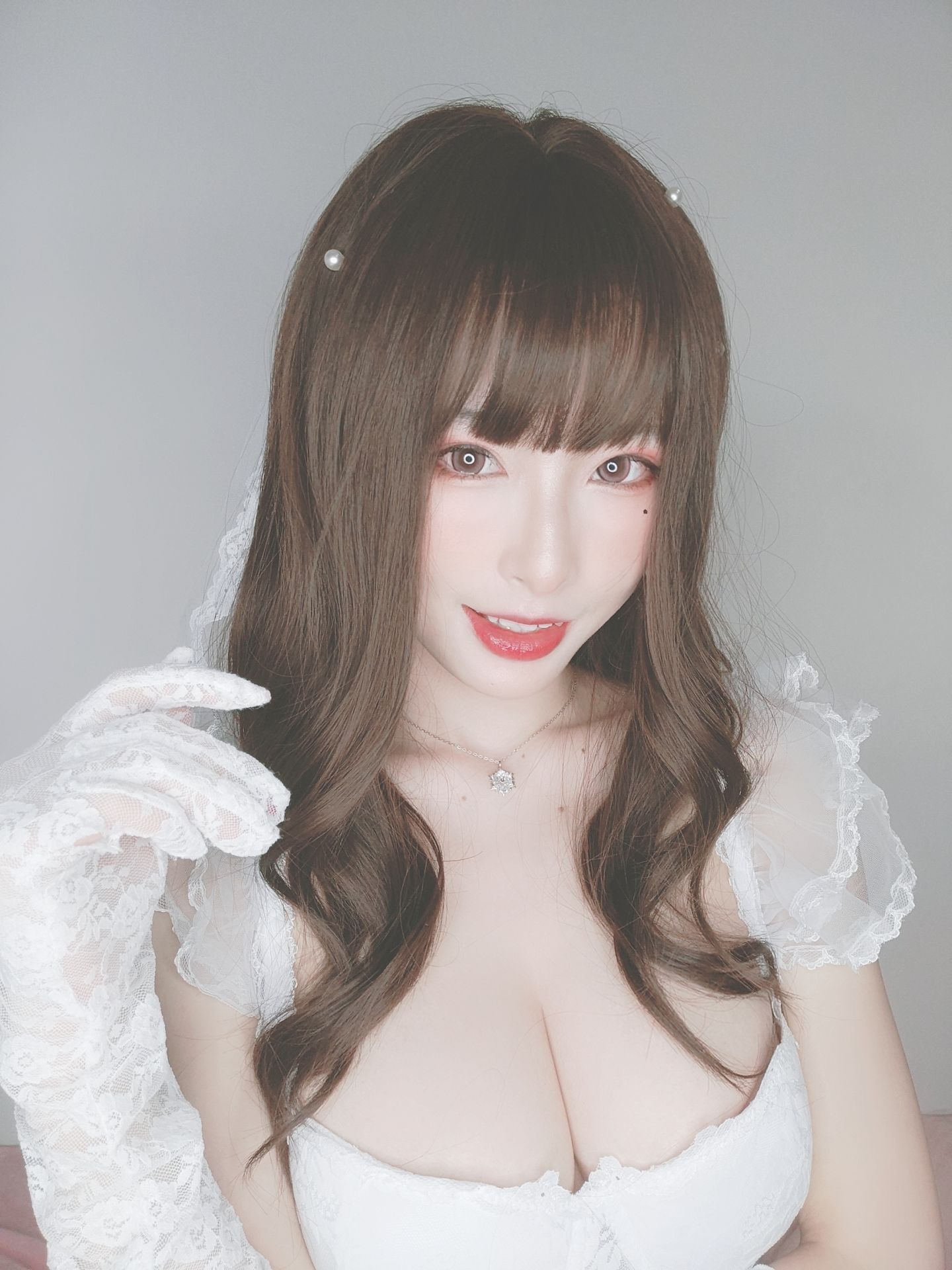 尤物清水由乃 – 花嫁自拍 Cosplay-第43张