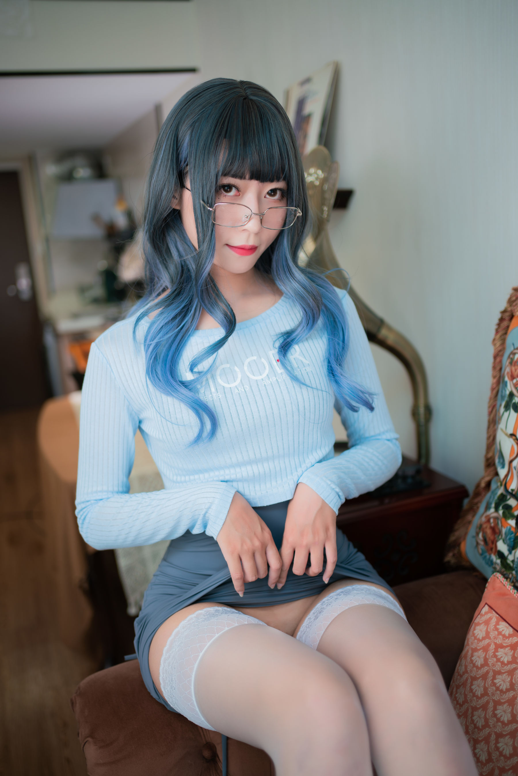 动漫博主Money冷冷 – 吉他少女 Cosplay-第93张