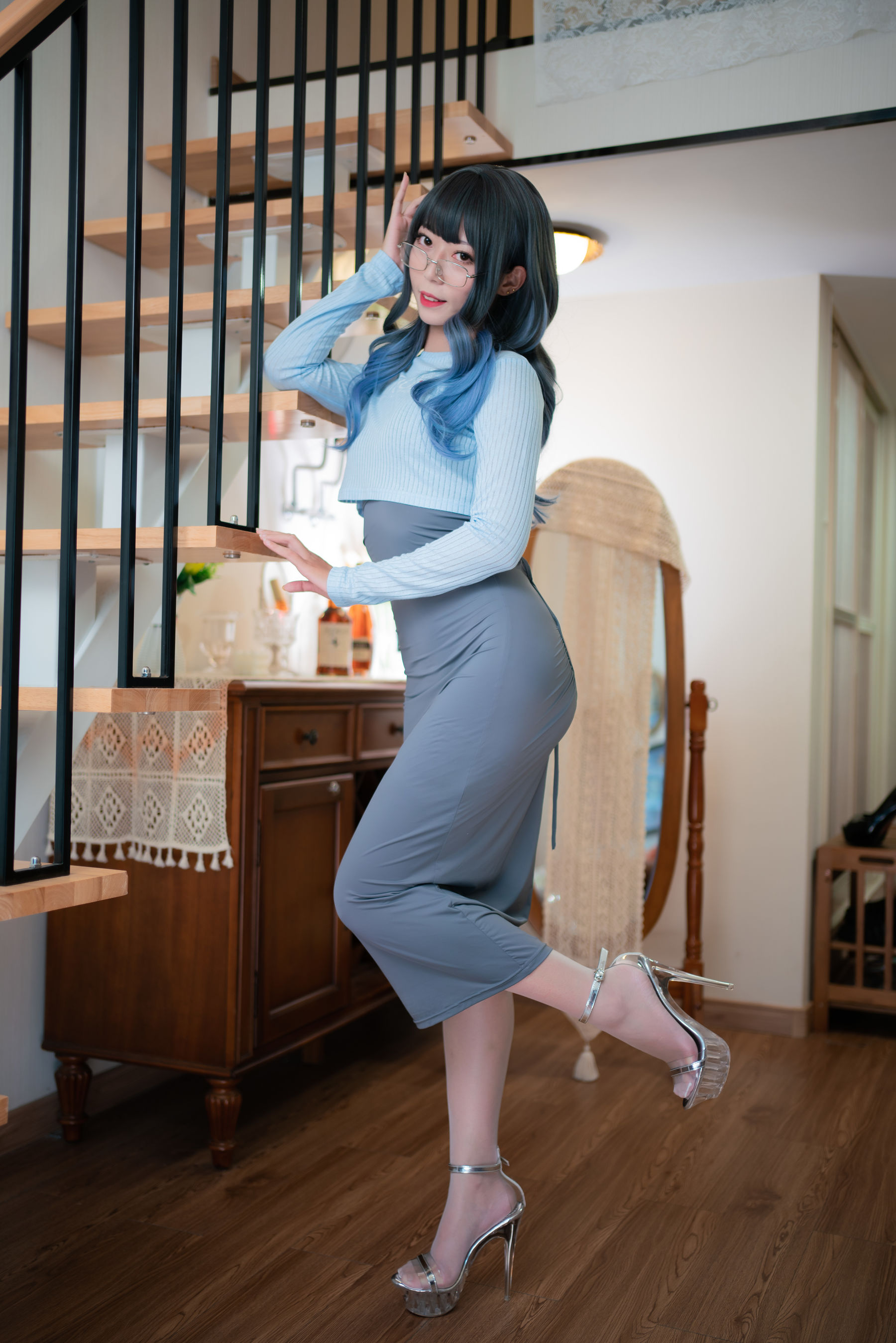 动漫博主Money冷冷 – 吉他少女 Cosplay-第98张