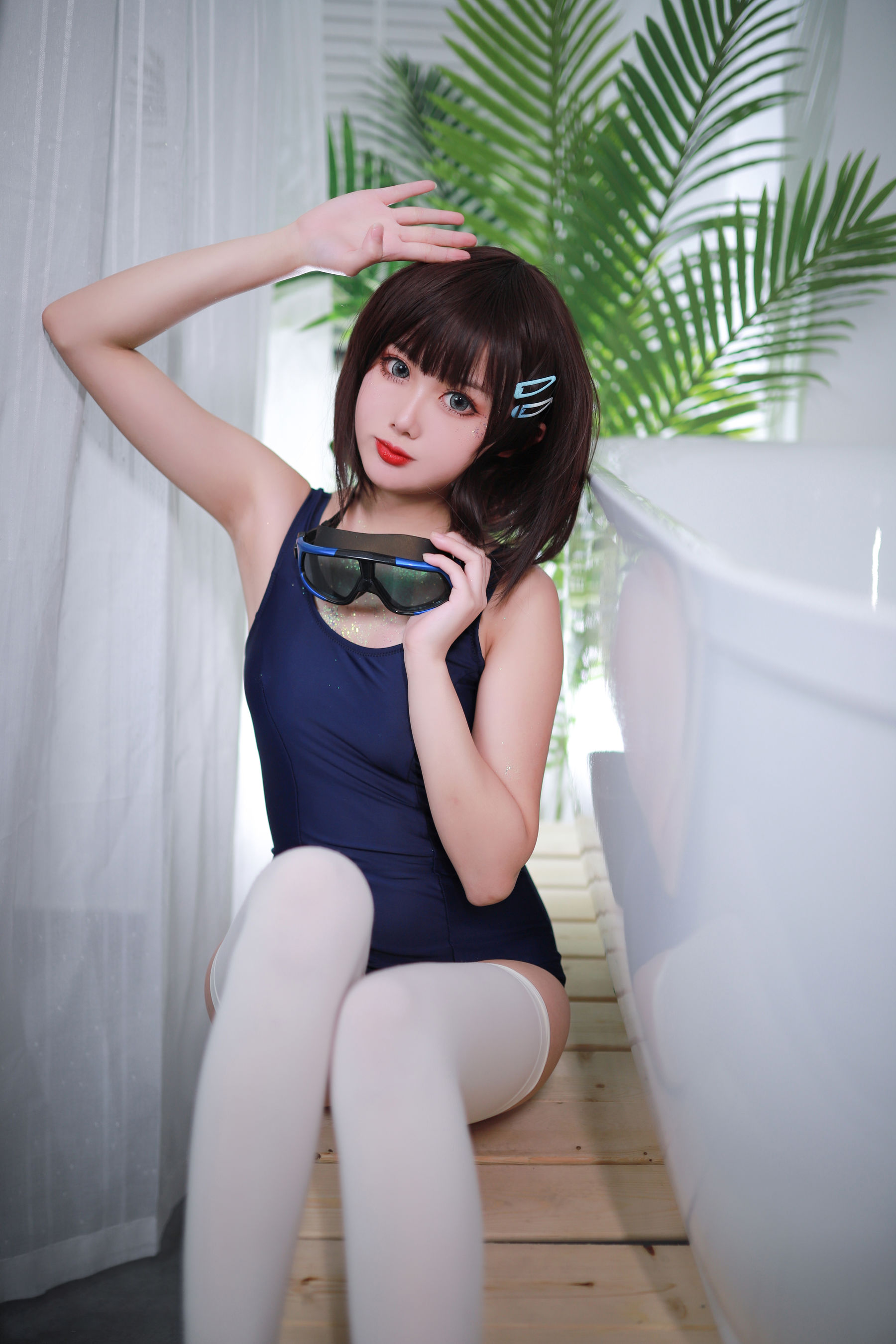 [Cosplay写真] 动漫博主您的蛋蛋 – 夏日泳装 浴缸 Cosplay-第6张