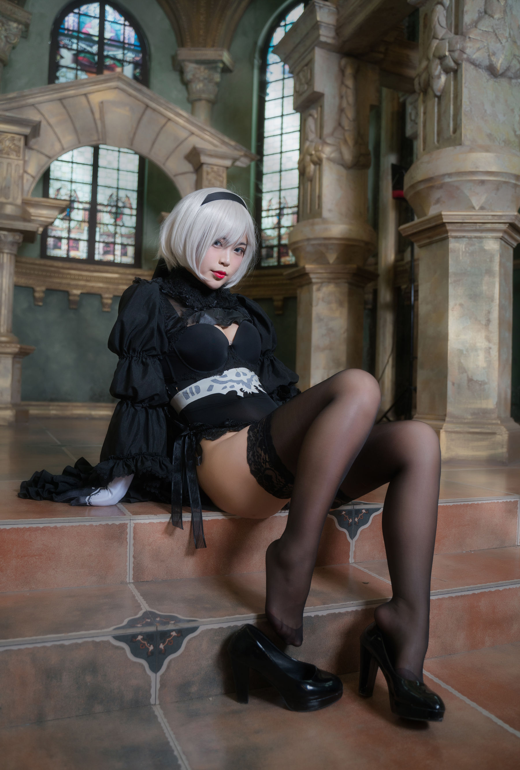 萌系小姐姐-白烨- 2b全套 Cosplay-第17张