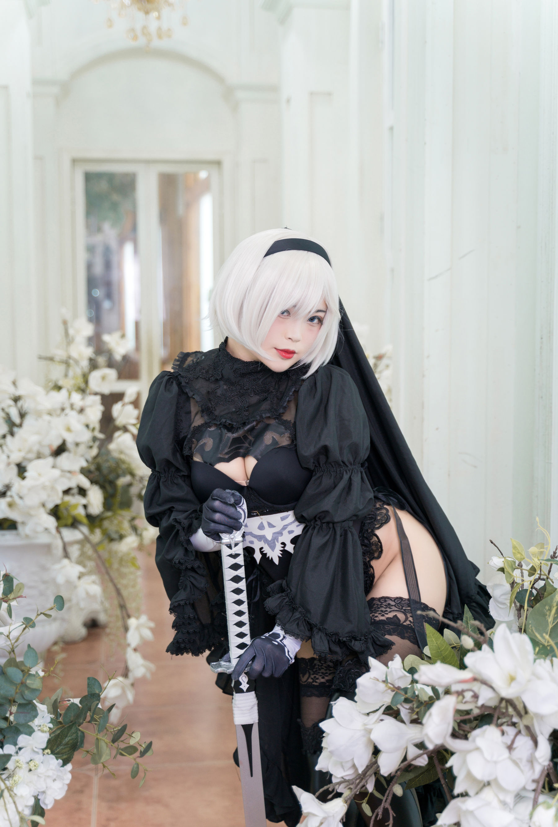 萌系小姐姐-白烨- 2b全套 Cosplay-第11张