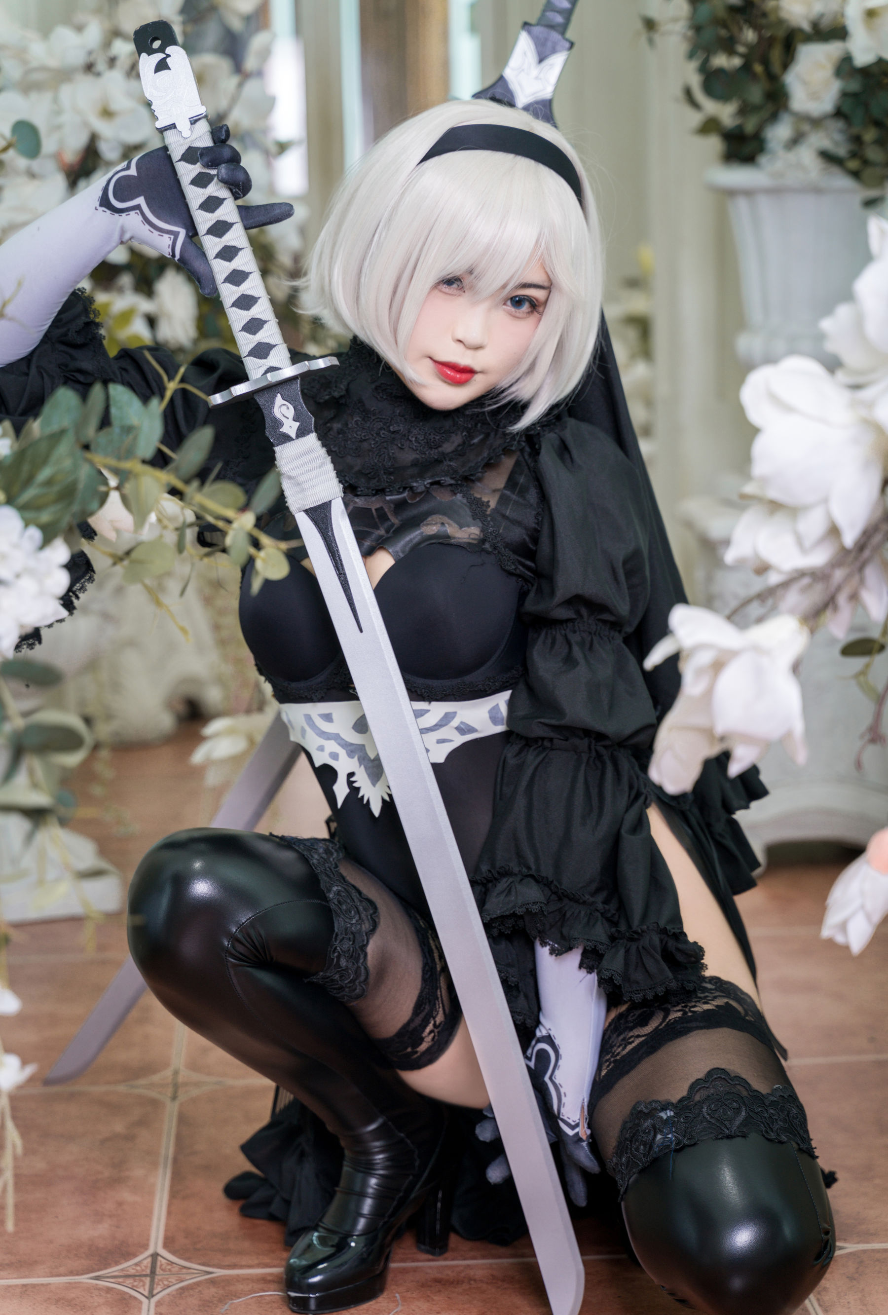 萌系小姐姐-白烨- 2b全套 Cosplay-第1张