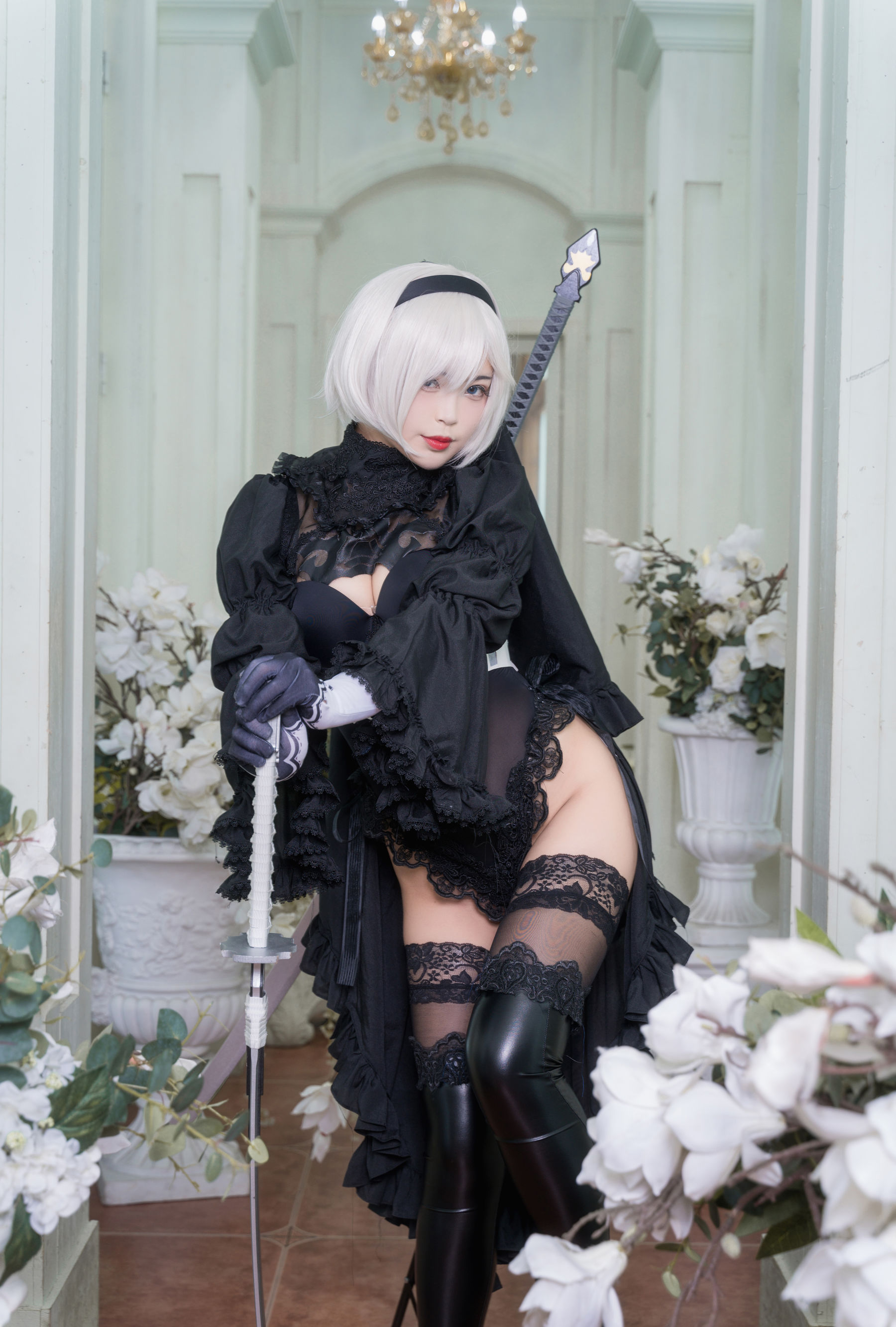 萌系小姐姐-白烨- 2b全套 Cosplay-第130张