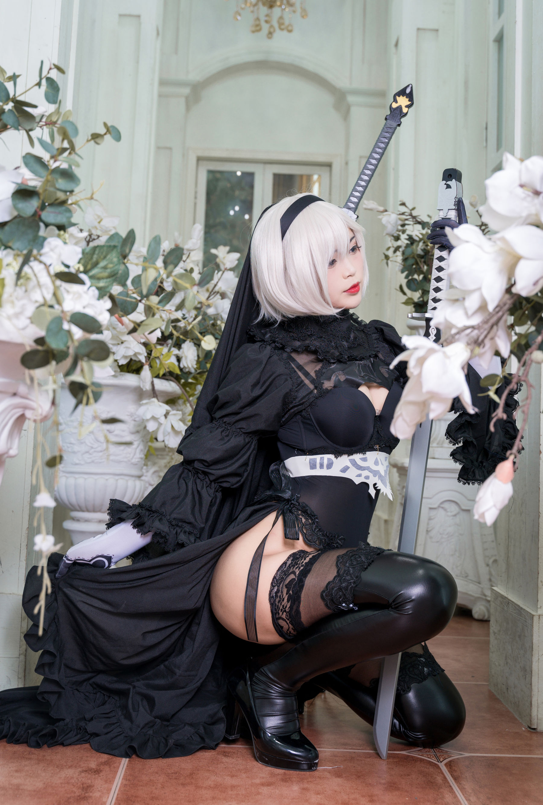 萌系小姐姐-白烨- 2b全套 Cosplay-第131张