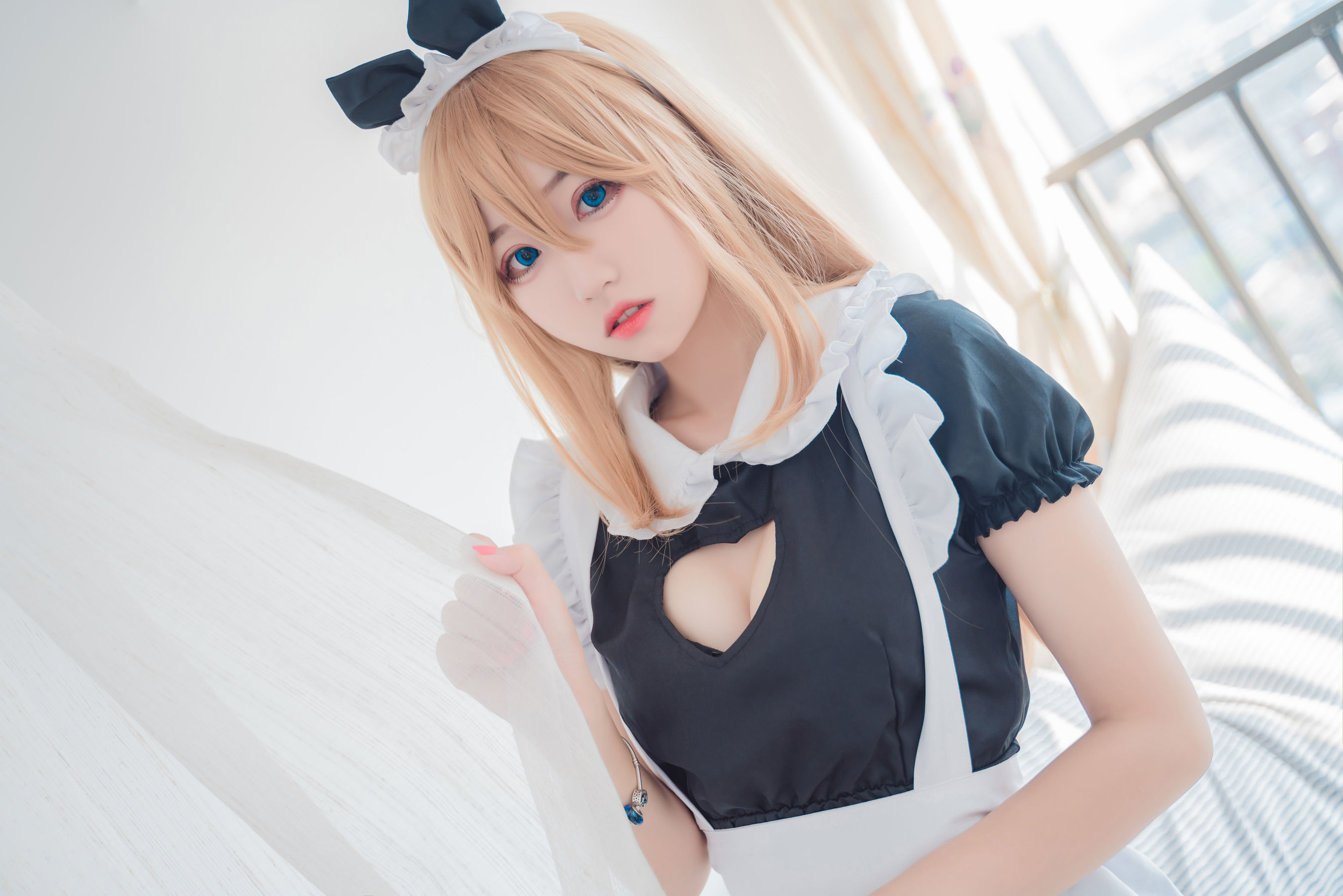猫君君MaoJun – 猫猫的女仆装 Cosplay-第6张