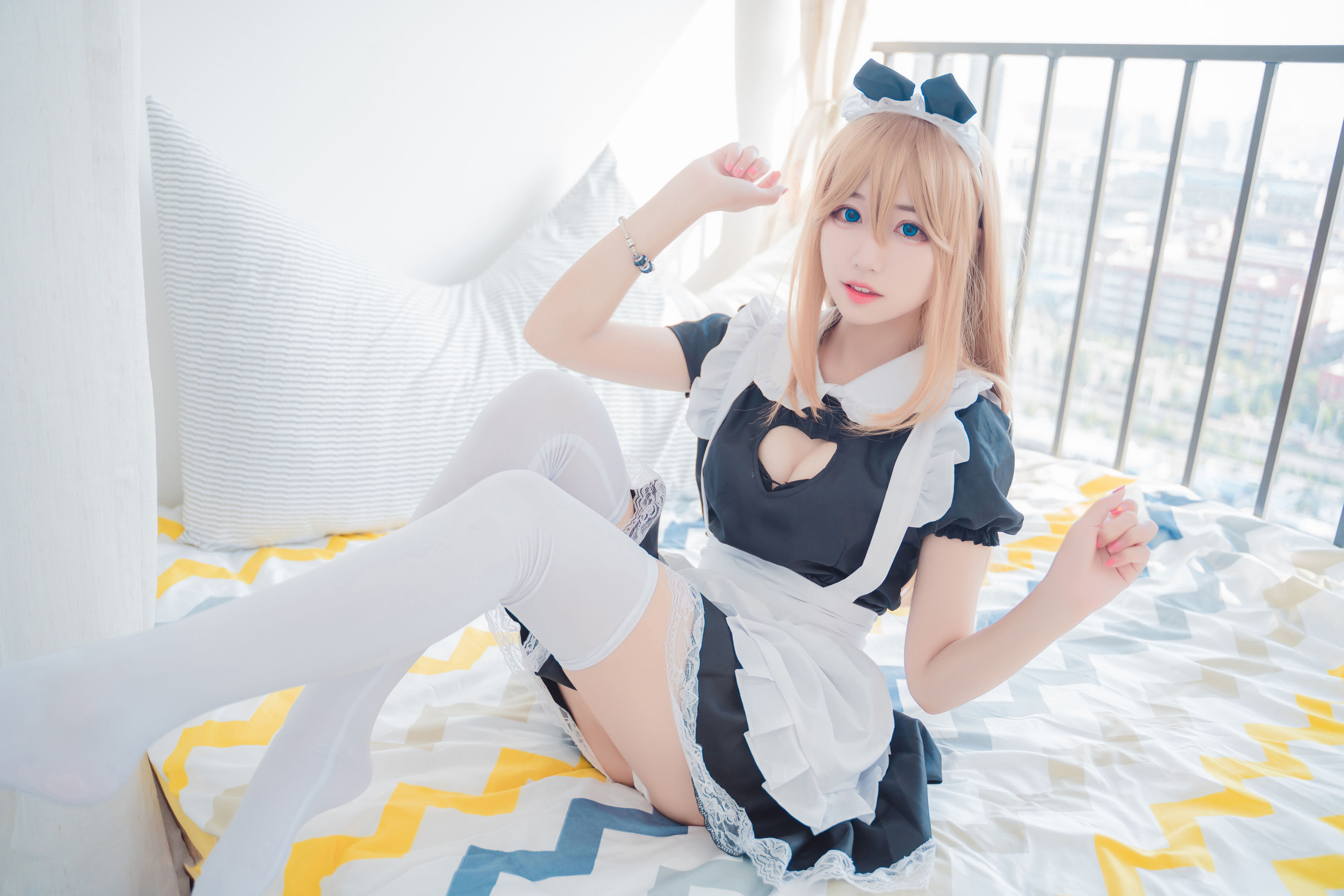 猫君君MaoJun – 猫猫的女仆装 Cosplay-第13张