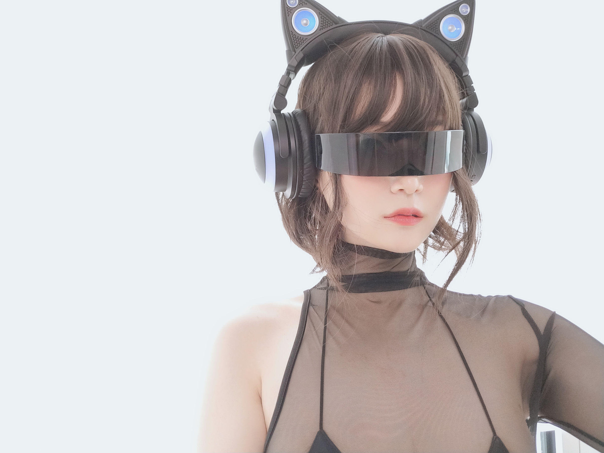 Coser小姐姐白银 电子喵 Cosplay-第1张
