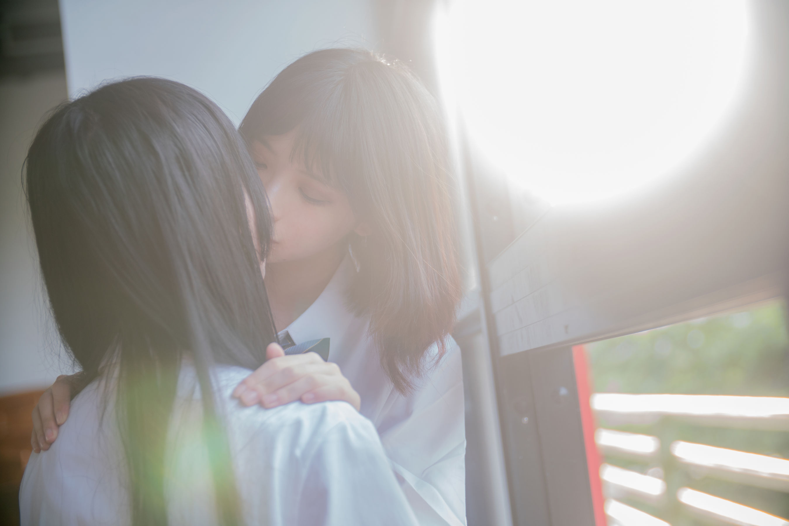 [萝莉COS] 桜桃喵疯猫ss《JK百合》 Cosplay-第6张