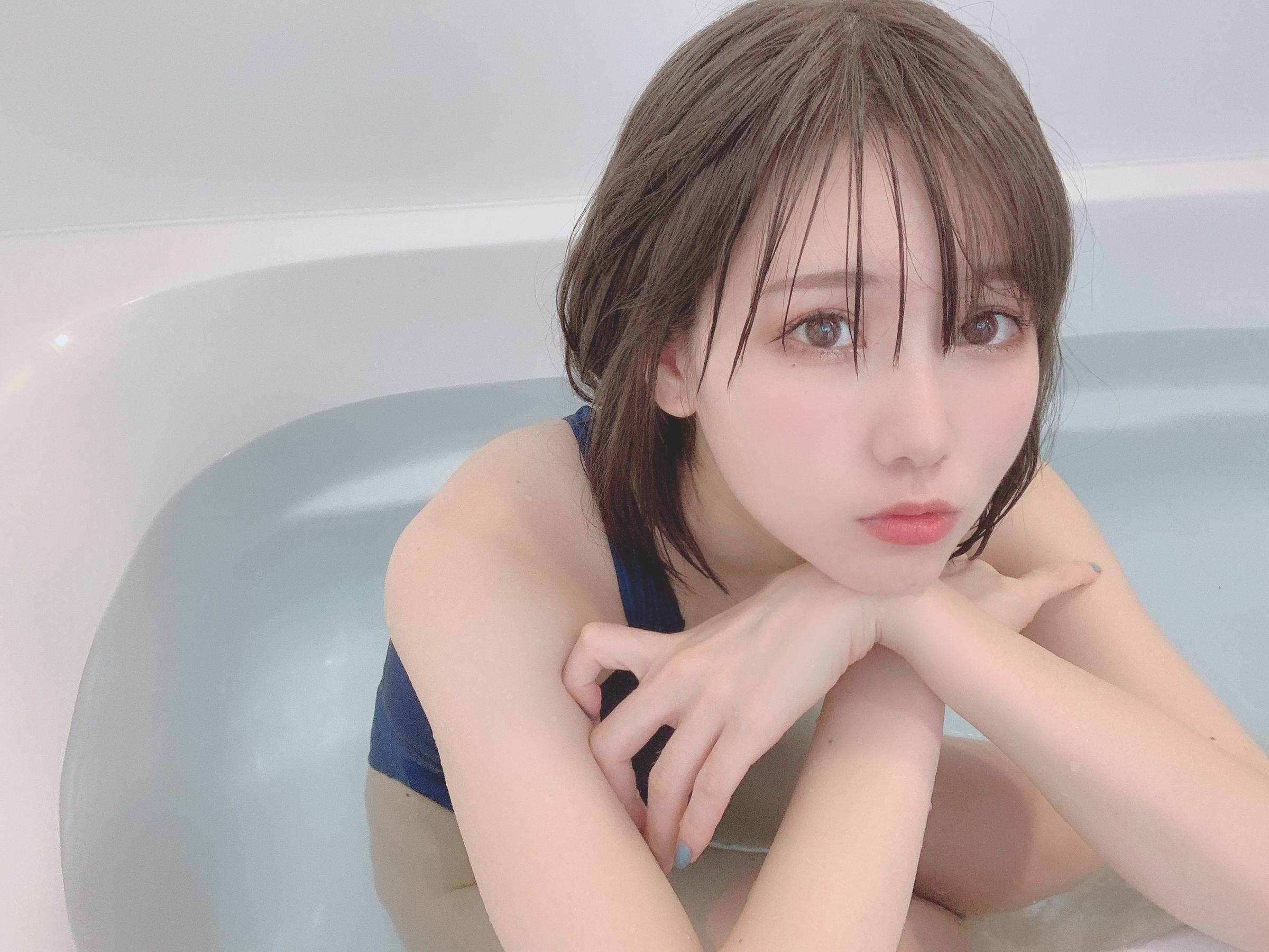 日本甜美COSERけんけん[fantia] 2020.07 競泳水着 Cosplay-第3张
