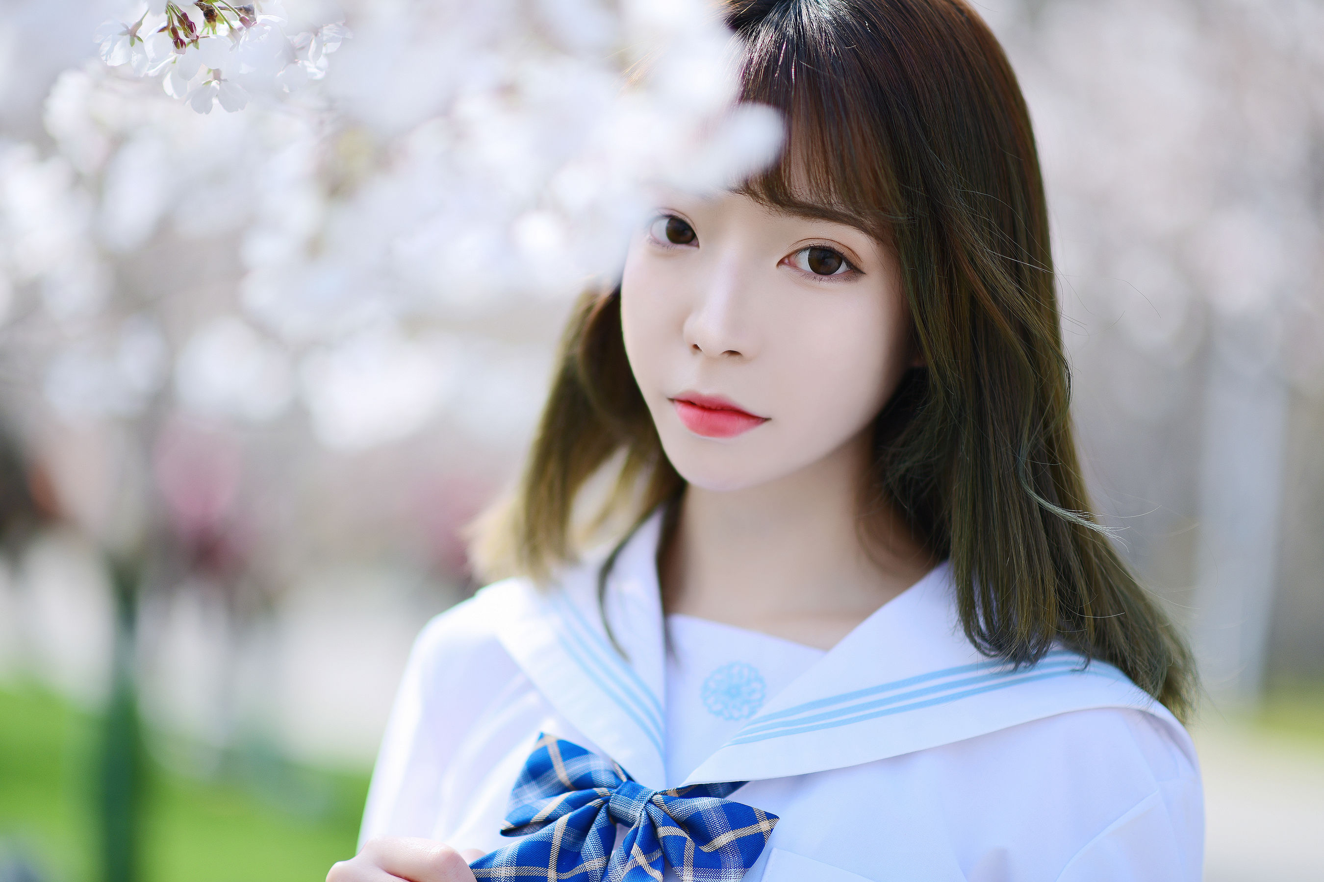 可爱妹子Fushii_海堂 – 樱花树下 Cosplay-第20张