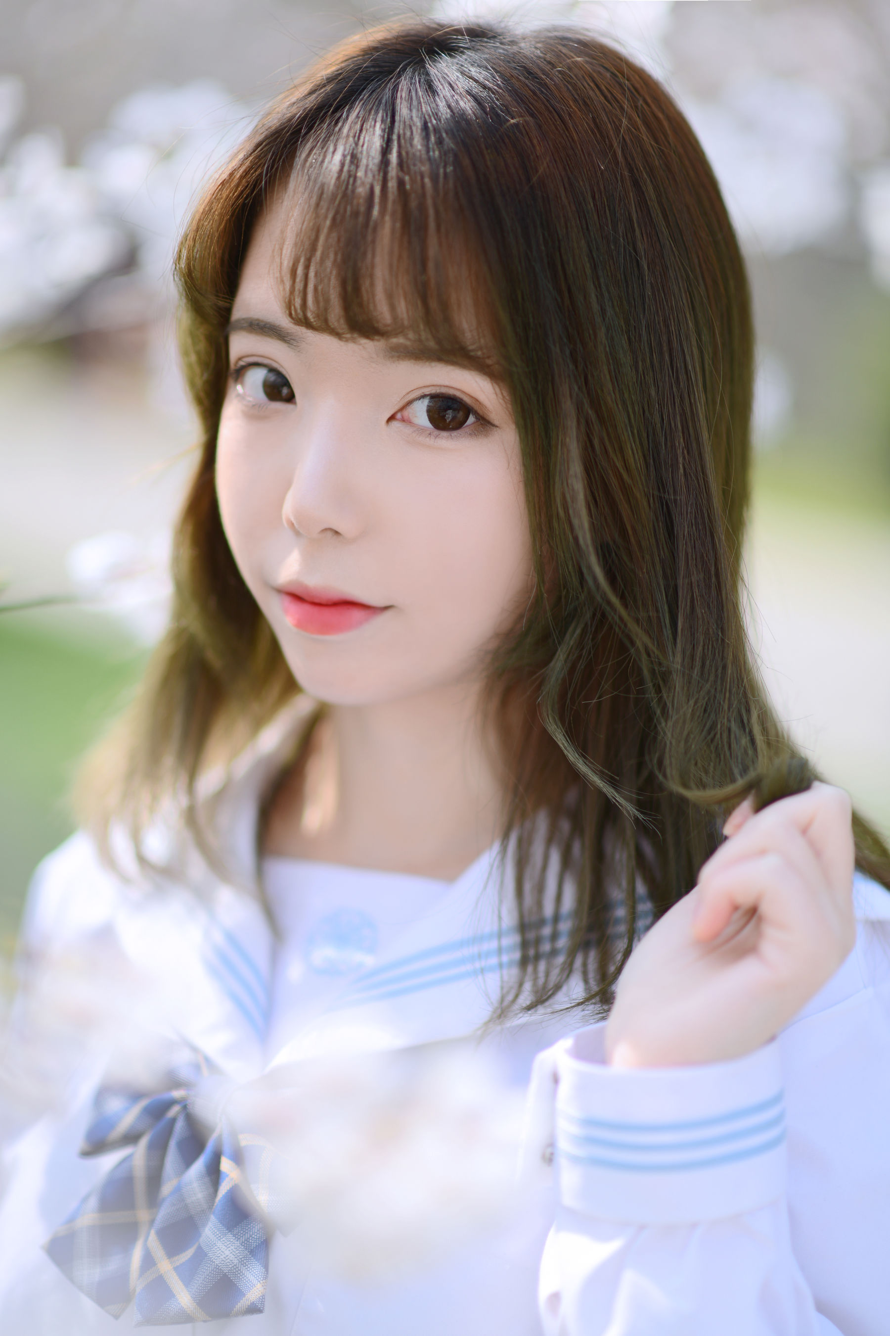 可爱妹子Fushii_海堂 – 樱花树下 Cosplay-第6张