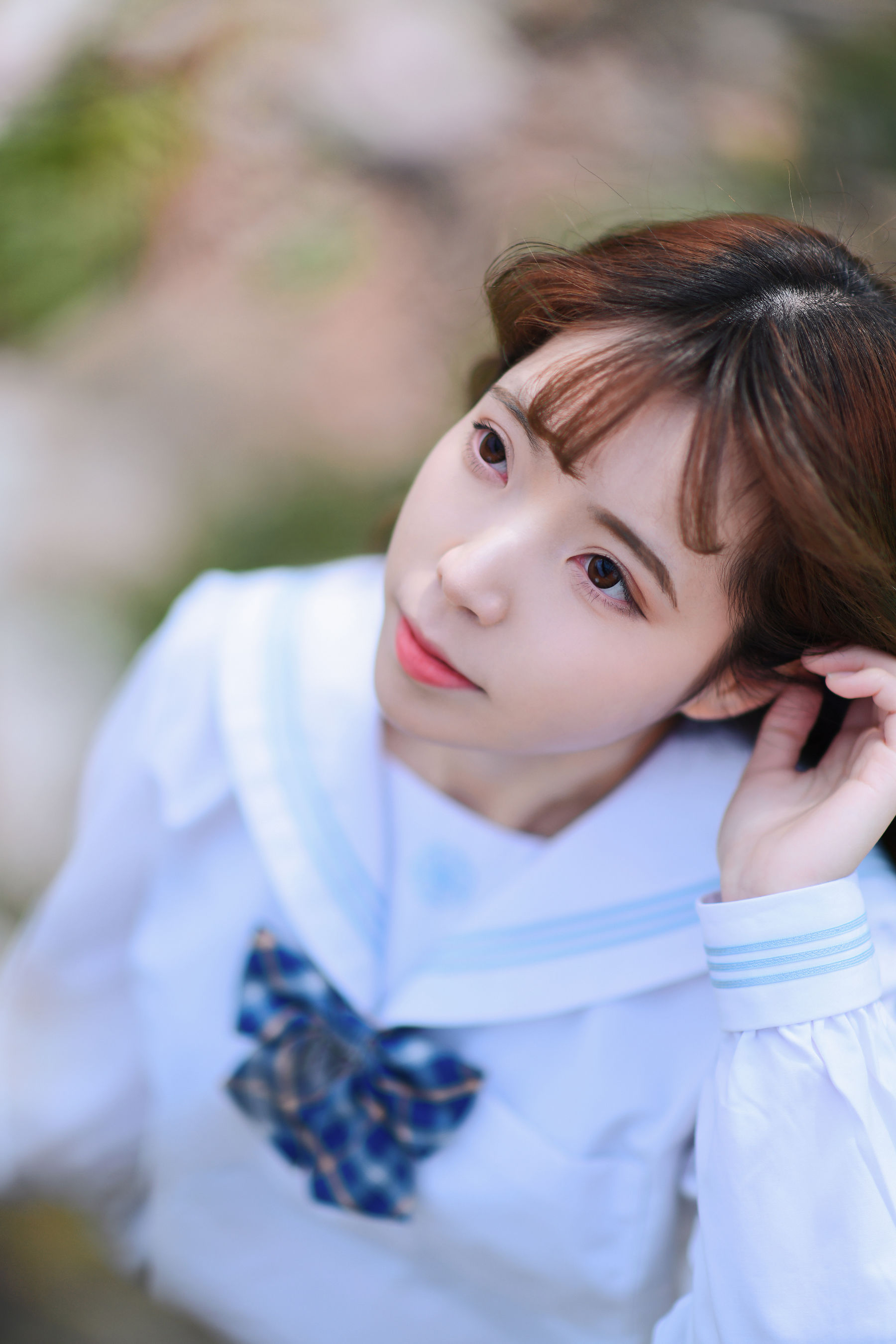 可爱妹子Fushii_海堂 – 樱花树下 Cosplay-第34张