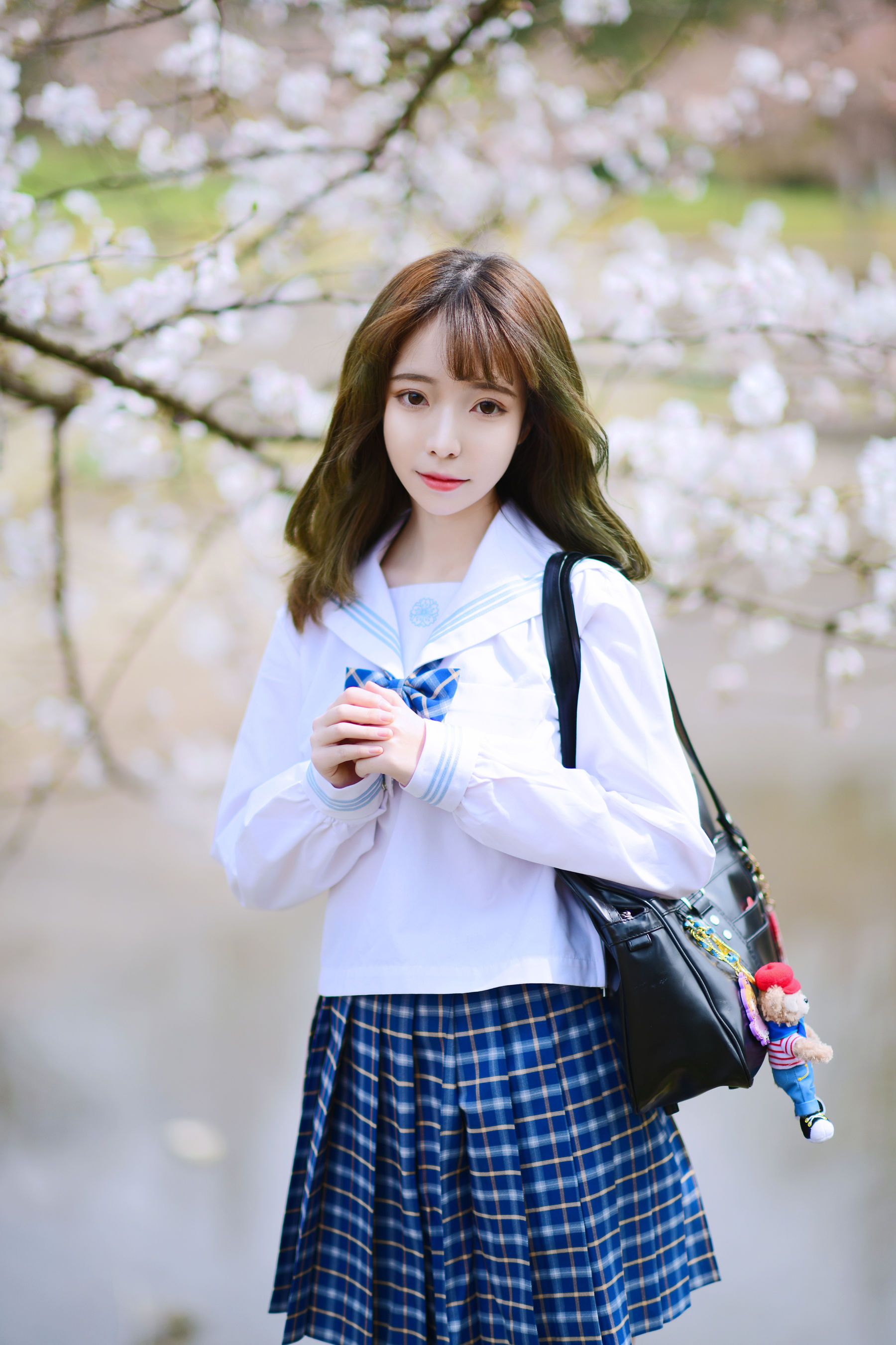 可爱妹子Fushii_海堂 – 樱花树下 Cosplay-第37张