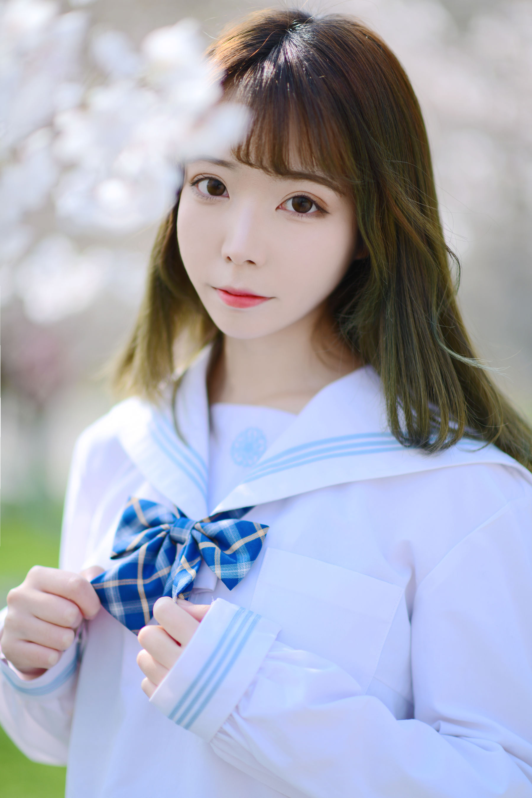 可爱妹子Fushii_海堂 – 樱花树下 Cosplay-第13张