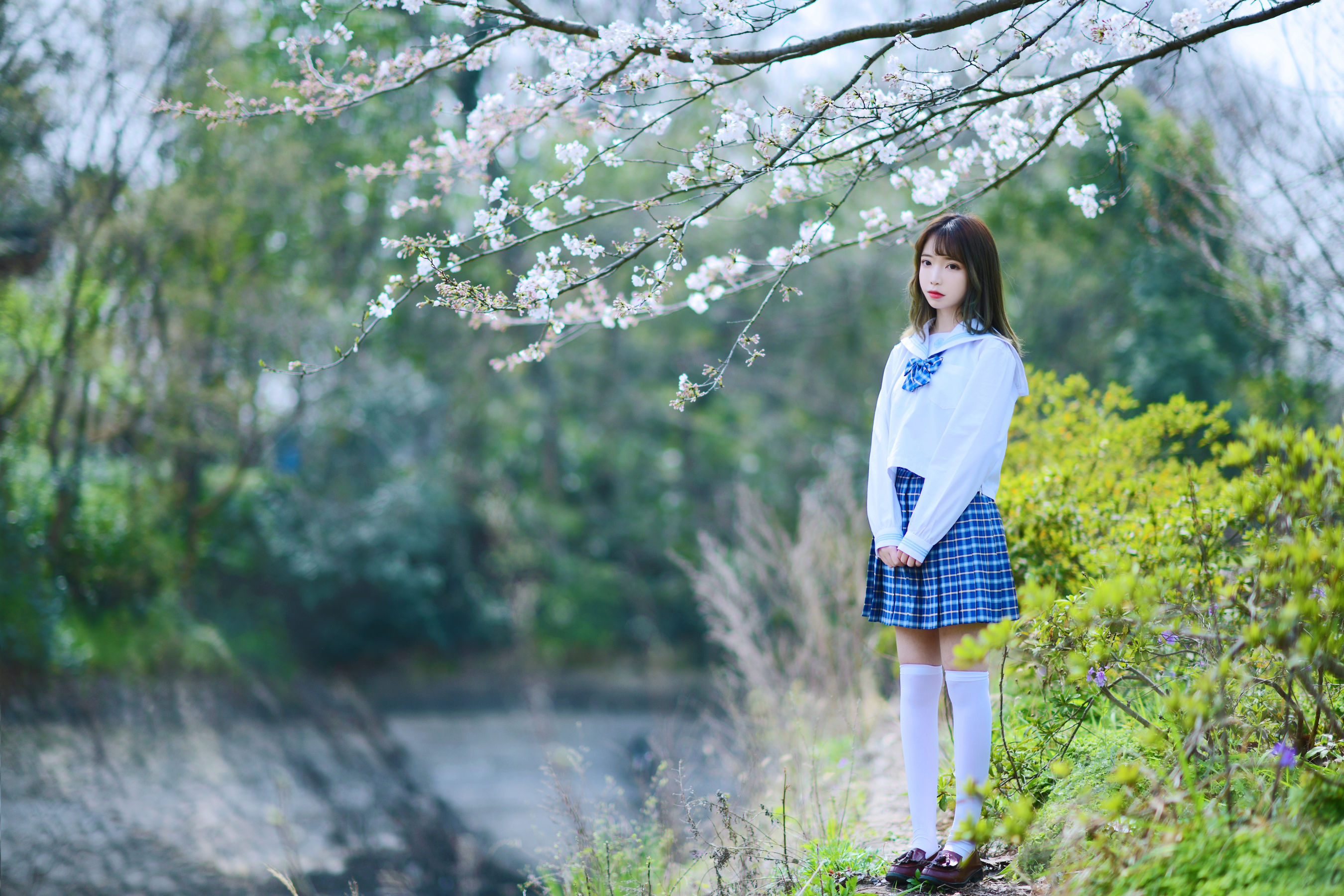 可爱妹子Fushii_海堂 – 樱花树下 Cosplay-第7张