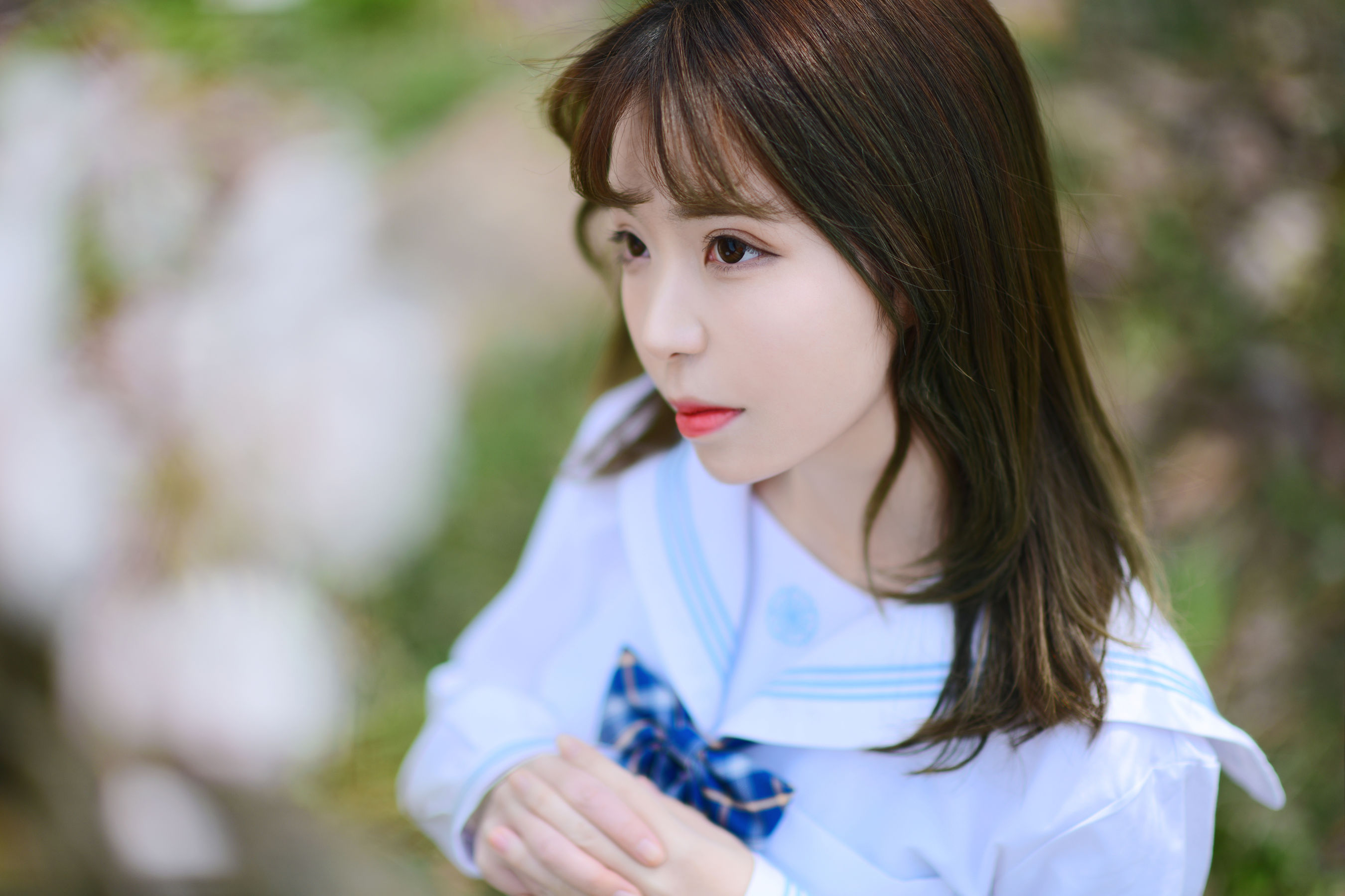可爱妹子Fushii_海堂 – 樱花树下 Cosplay-第35张