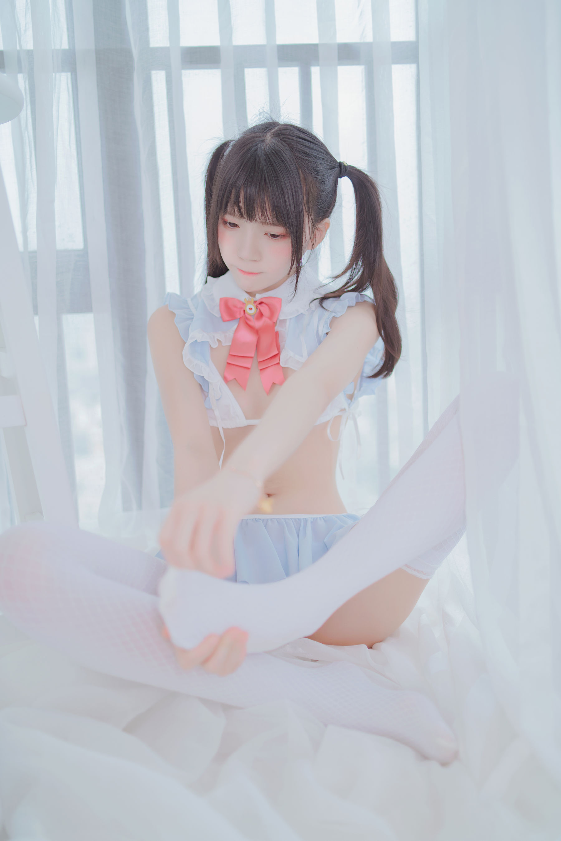 [萝莉COS] 桜桃喵 – 爱丽丝的兔子 Cosplay-第6张