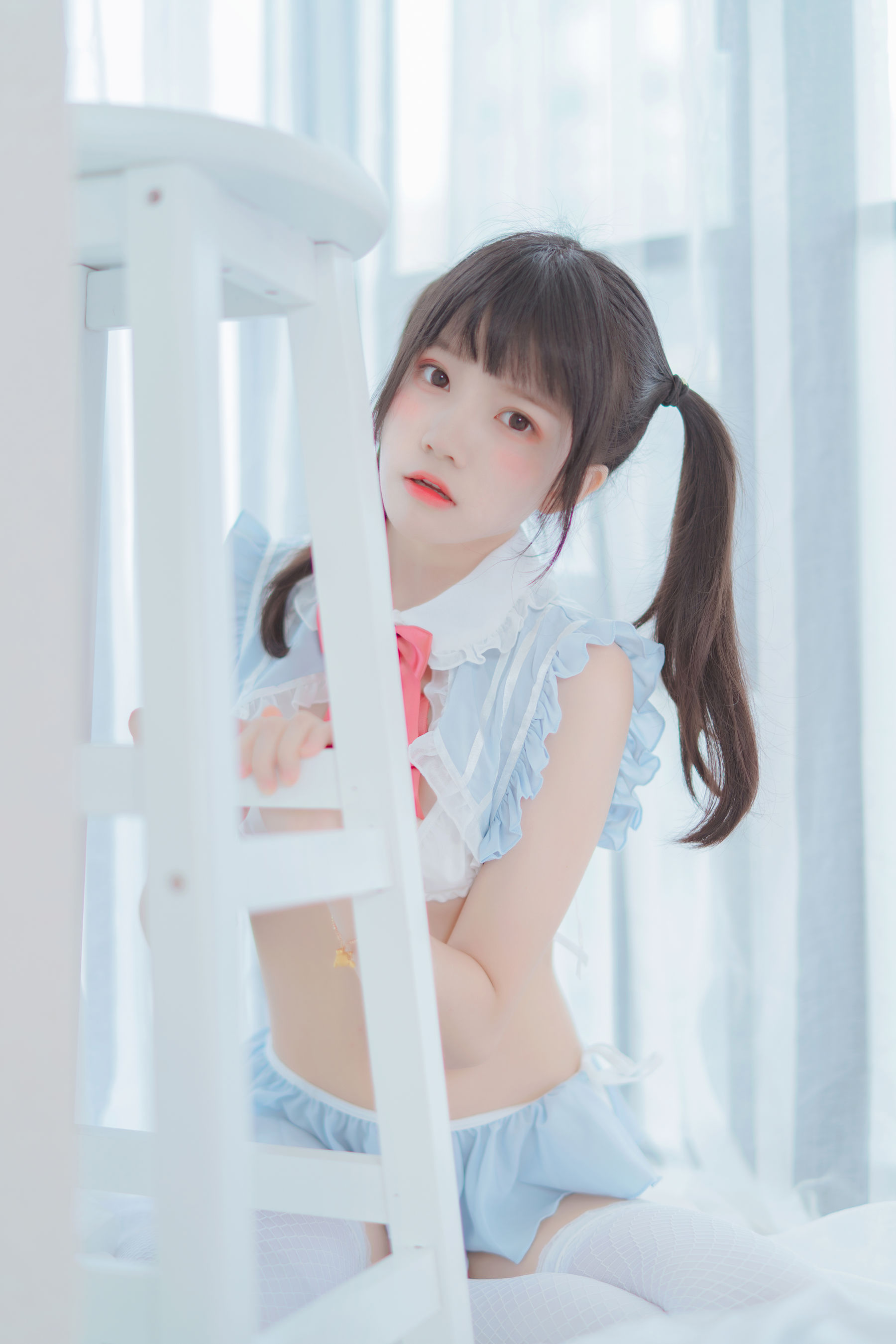 [萝莉COS] 桜桃喵 – 爱丽丝的兔子 Cosplay-第34张