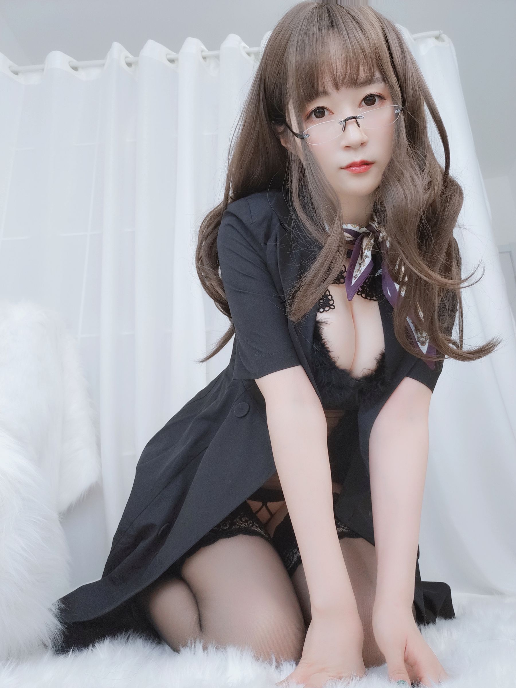 Coser小姐姐白银 – OL下的内衣 Cosplay-第93张