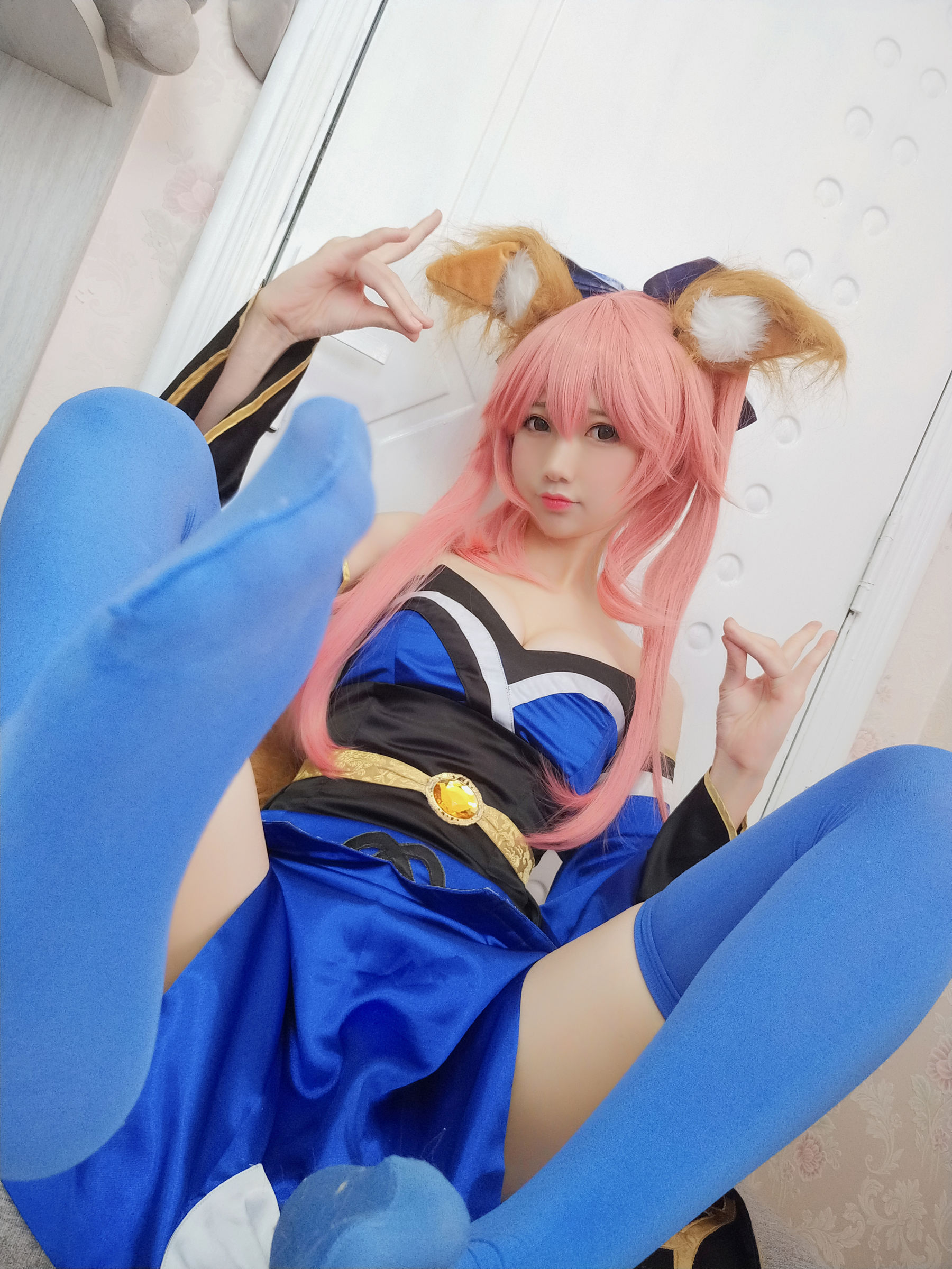 NAGISA魔物喵 自摄系列 No.004 玉藻前同人 Cosplay-第1张
