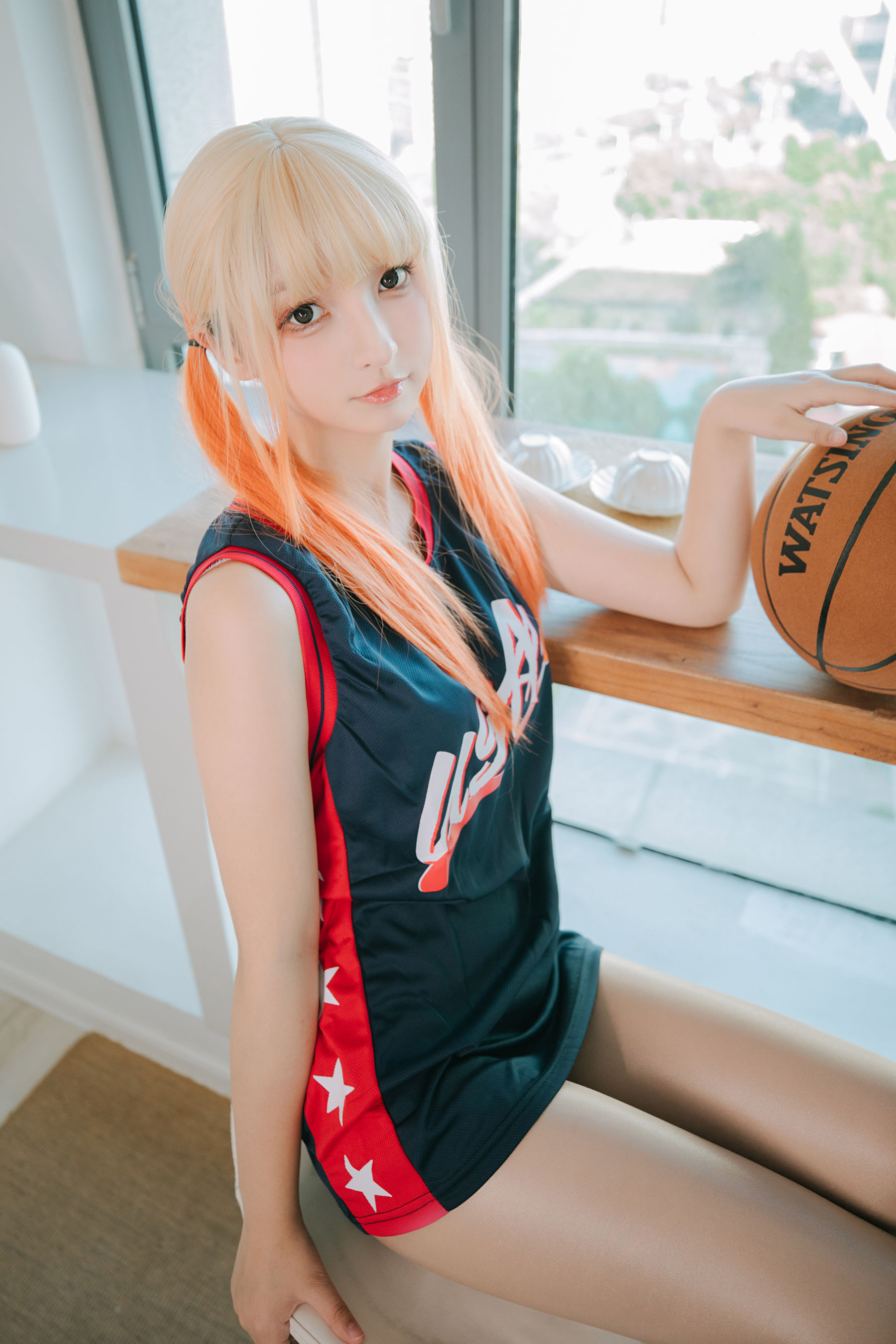 萝莉神楽板真冬 之 拉拉队少女 Cosplay-第53张