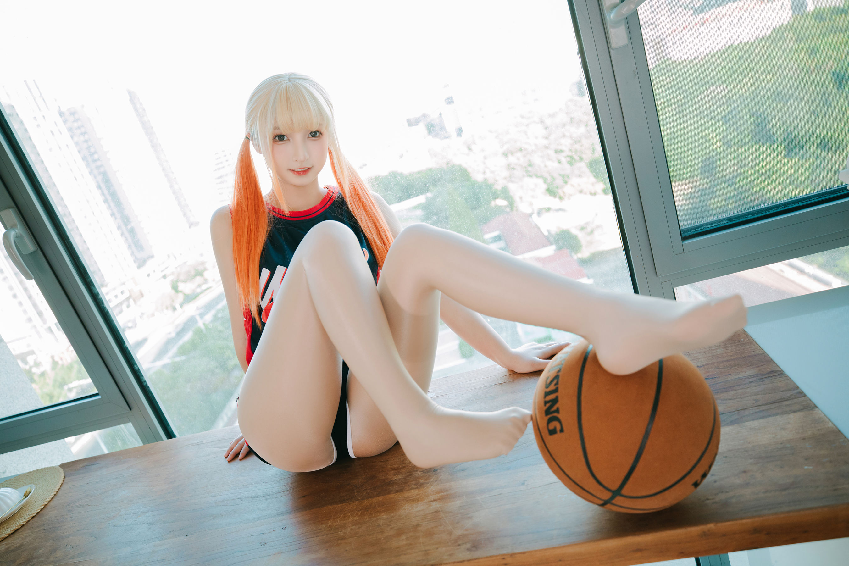 萝莉神楽板真冬 之 拉拉队少女 Cosplay-第30张