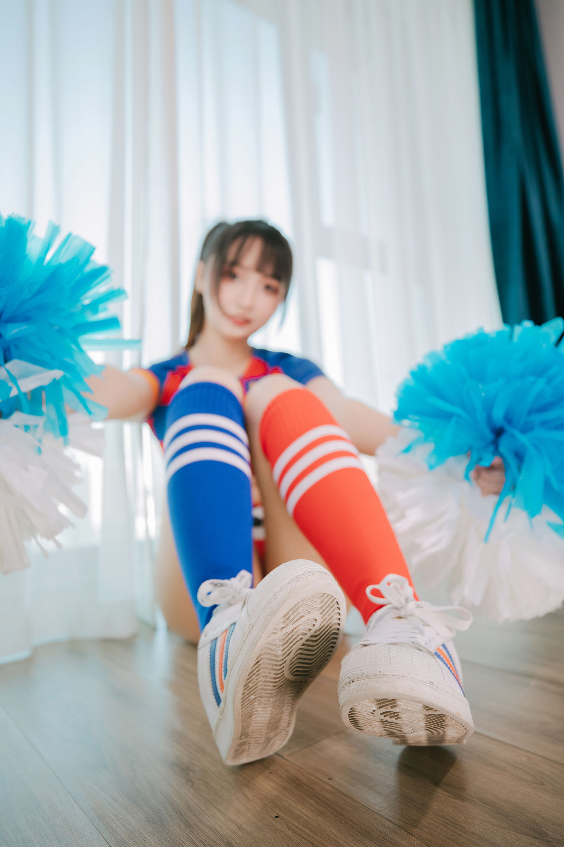 萝莉神楽板真冬 之 拉拉队少女 Cosplay-第83张
