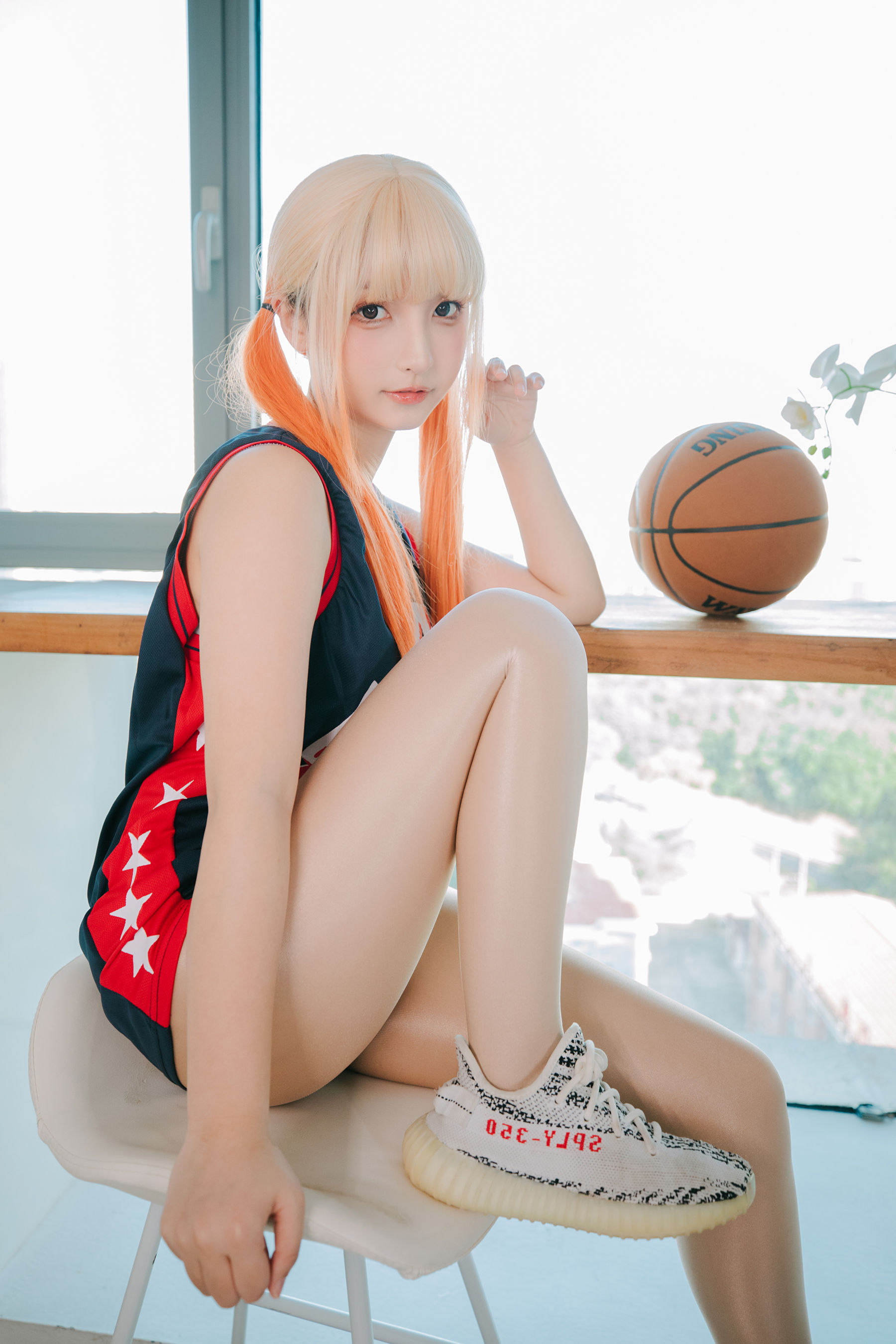 萝莉神楽板真冬 之 拉拉队少女 Cosplay-第48张