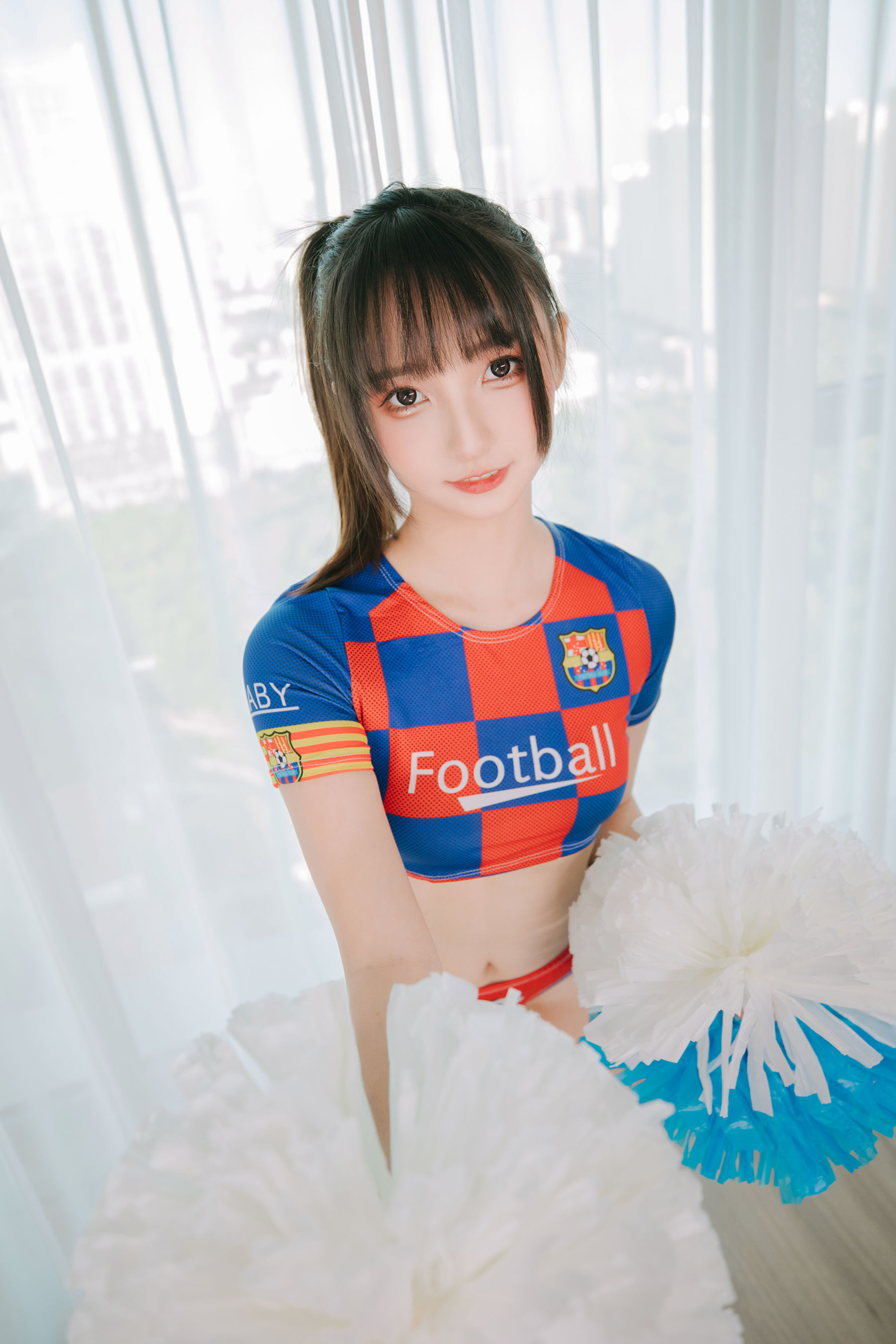 萝莉神楽板真冬 之 拉拉队少女 Cosplay-第122张