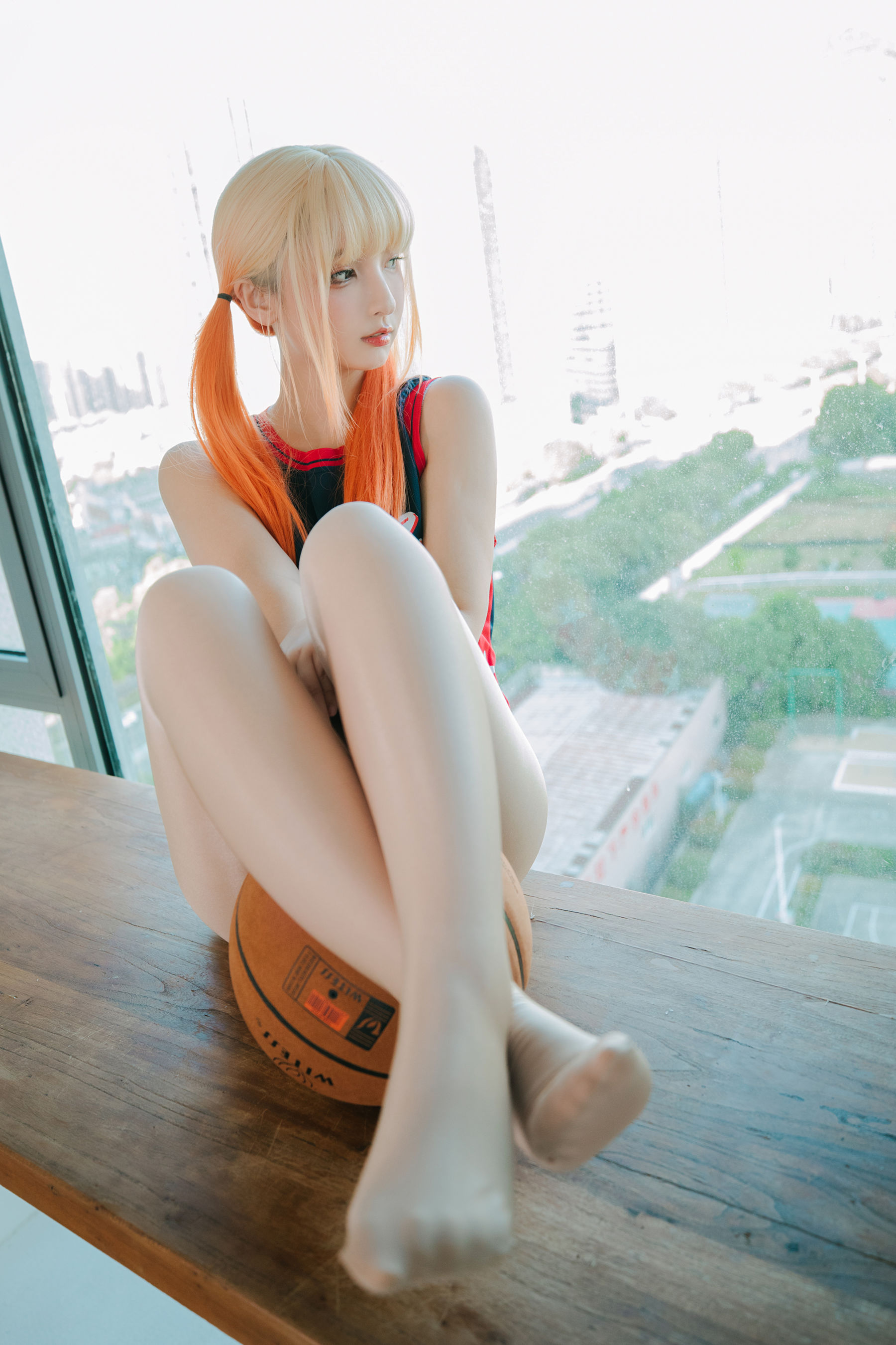 萝莉神楽板真冬 之 拉拉队少女 Cosplay-第40张