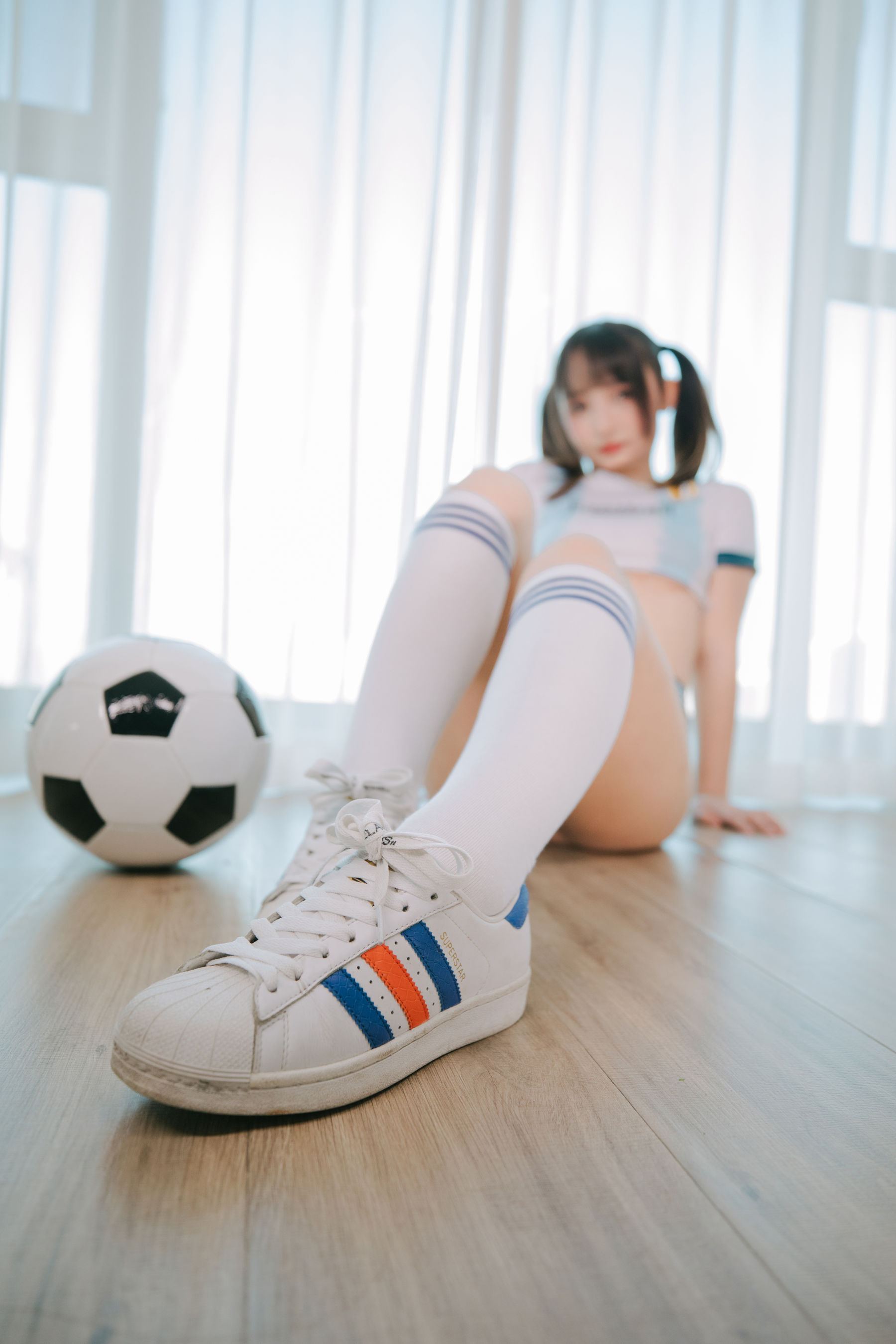 萝莉神楽板真冬 之 拉拉队少女 Cosplay-第91张