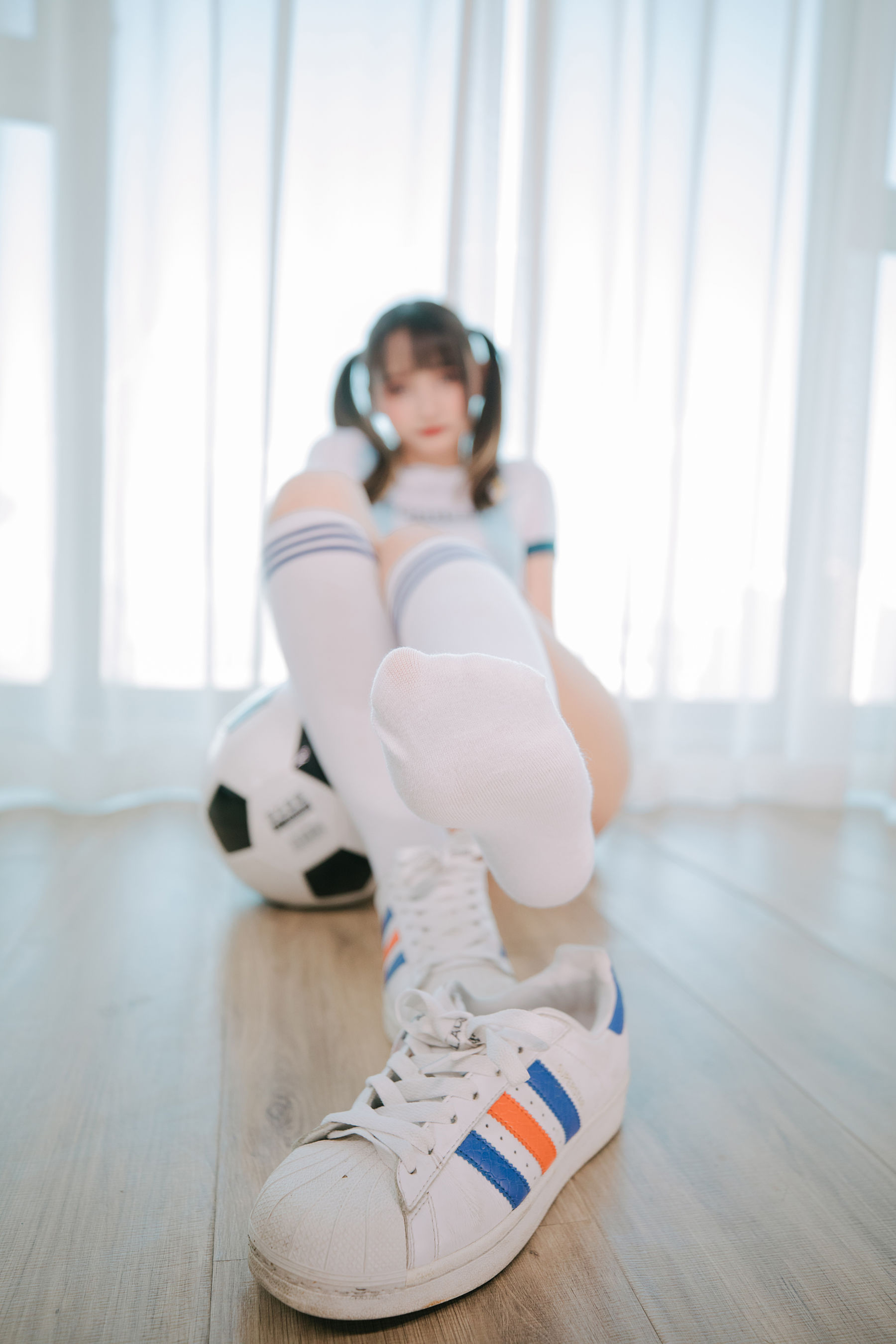 萝莉神楽板真冬 之 拉拉队少女 Cosplay-第102张