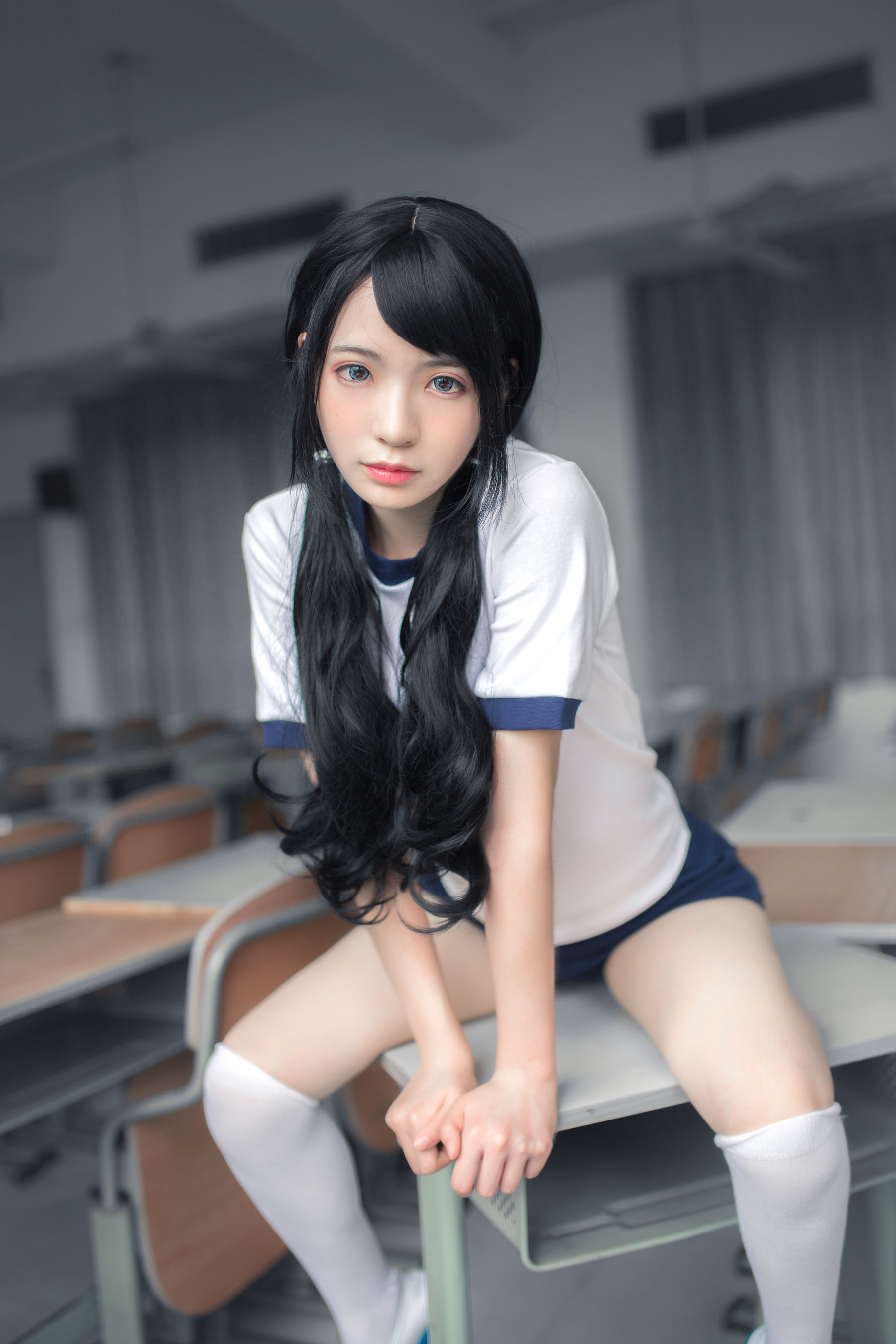 疯猫ss《体操服白丝》 Cosplay-第8张