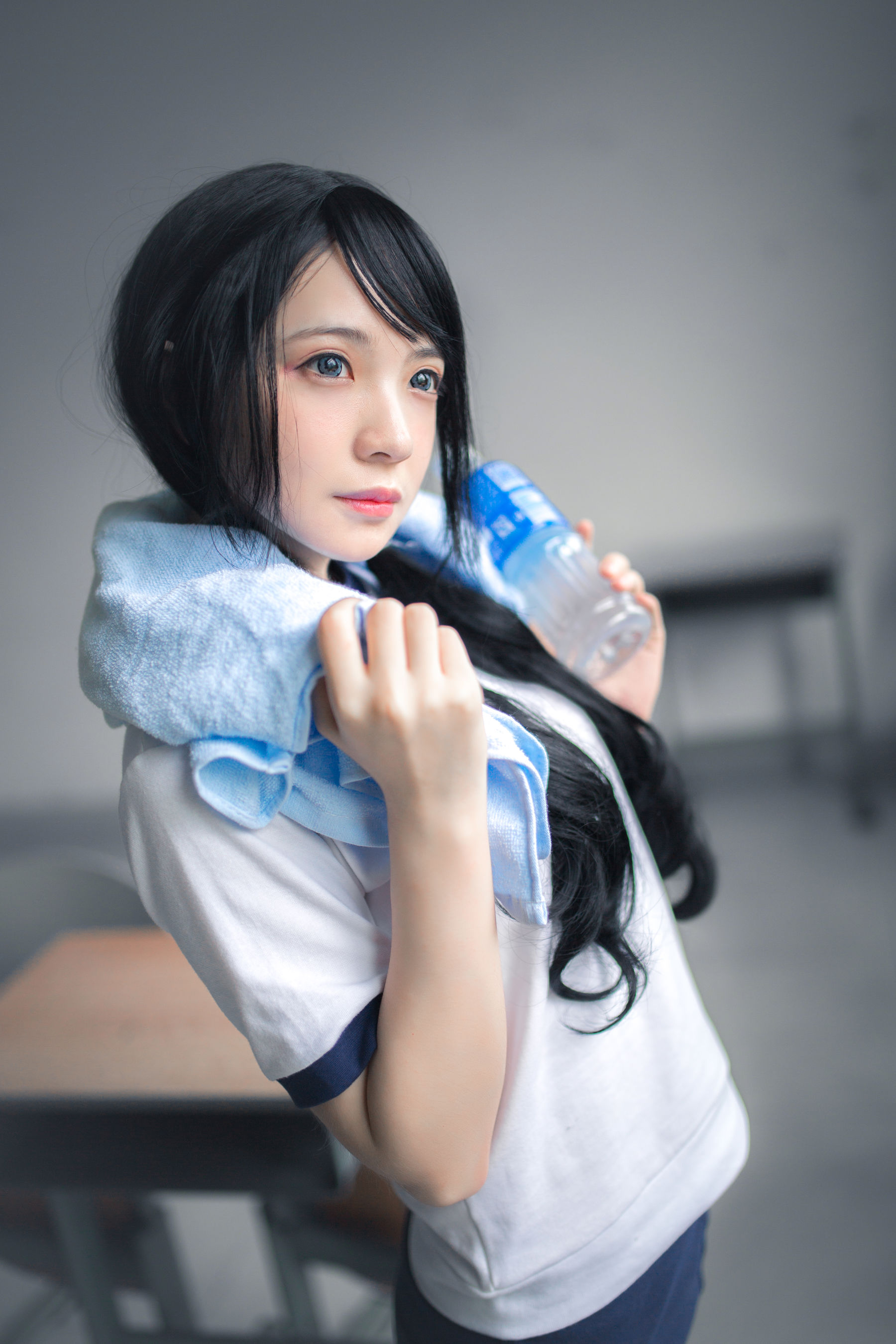 疯猫ss《体操服白丝》 Cosplay-第4张