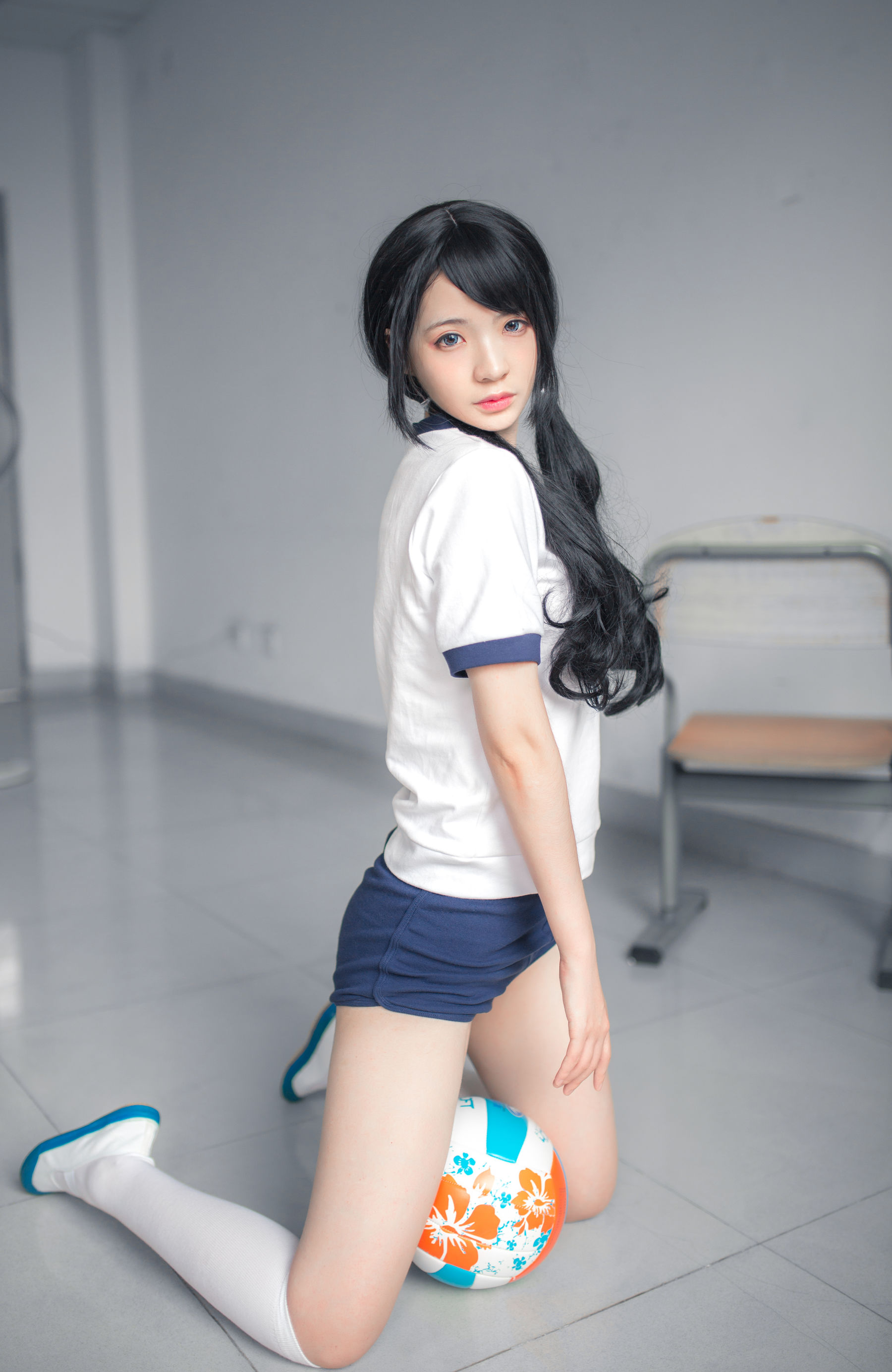 疯猫ss《体操服白丝》 Cosplay-第34张
