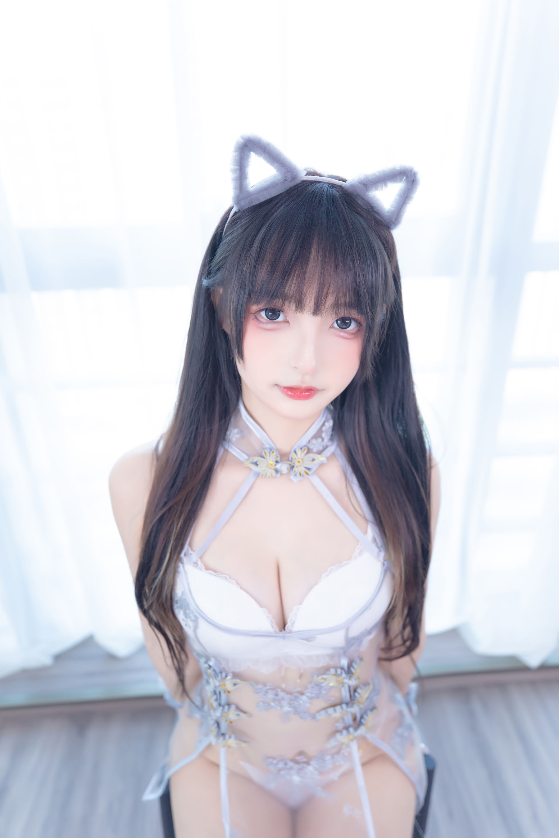 萝莉神楽板真冬 之羞涩喵喵 Cosplay-第73张
