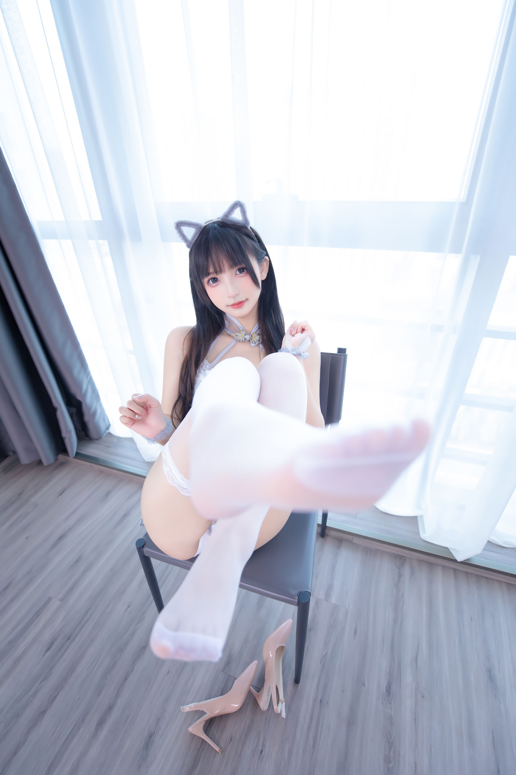 萝莉神楽板真冬 之羞涩喵喵 Cosplay-第68张