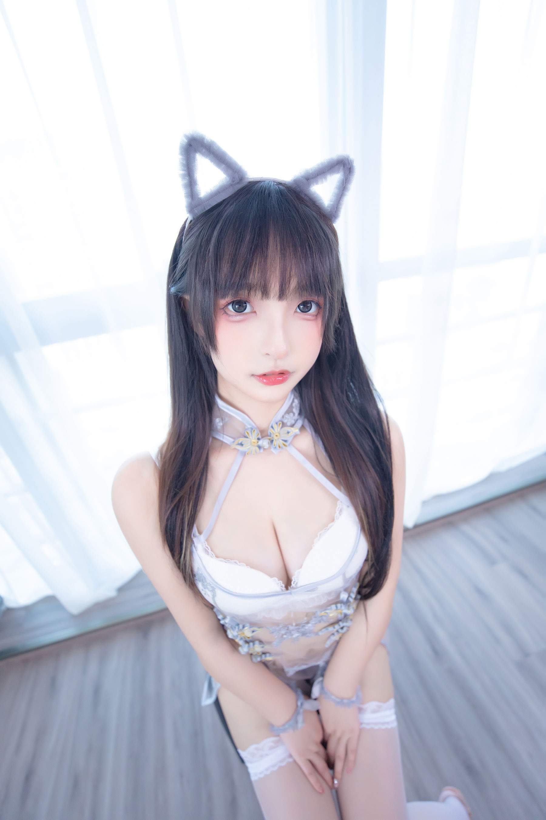萝莉神楽板真冬 之羞涩喵喵 Cosplay-第72张