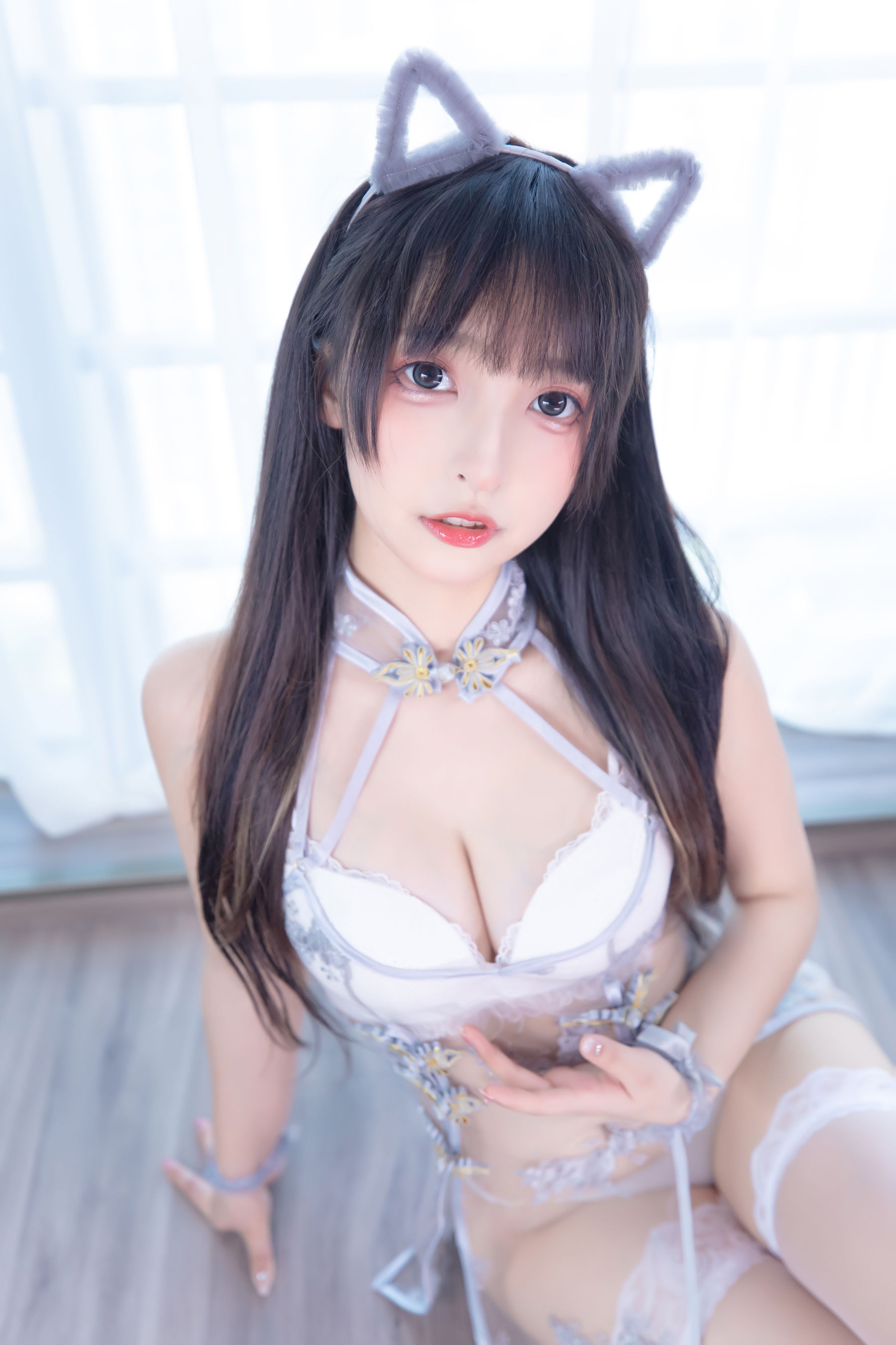 萝莉神楽板真冬 之羞涩喵喵 Cosplay-第9张