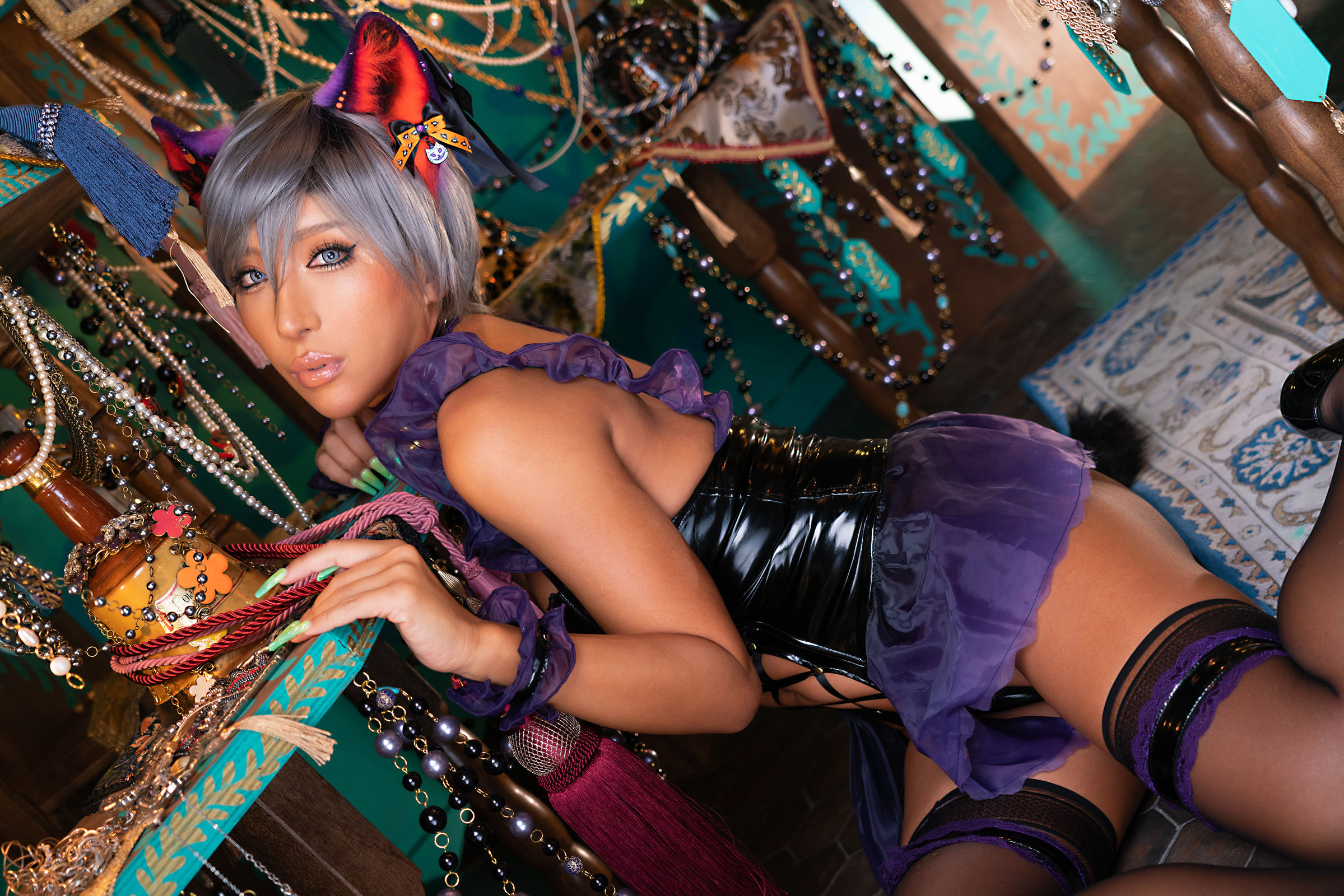 [nonsummerjack] non – ハロウィンキャットだにゃにゃにゃん Cosplay-第6张